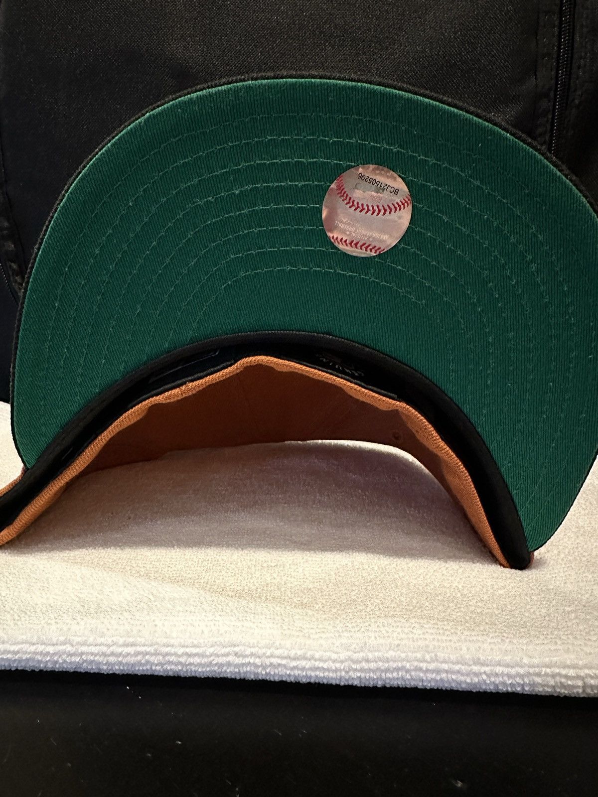 New Era New Era Burnt Orange Size 7 Texas Rangers GLOW Size ONE SIZE - 2 Thumbnail
