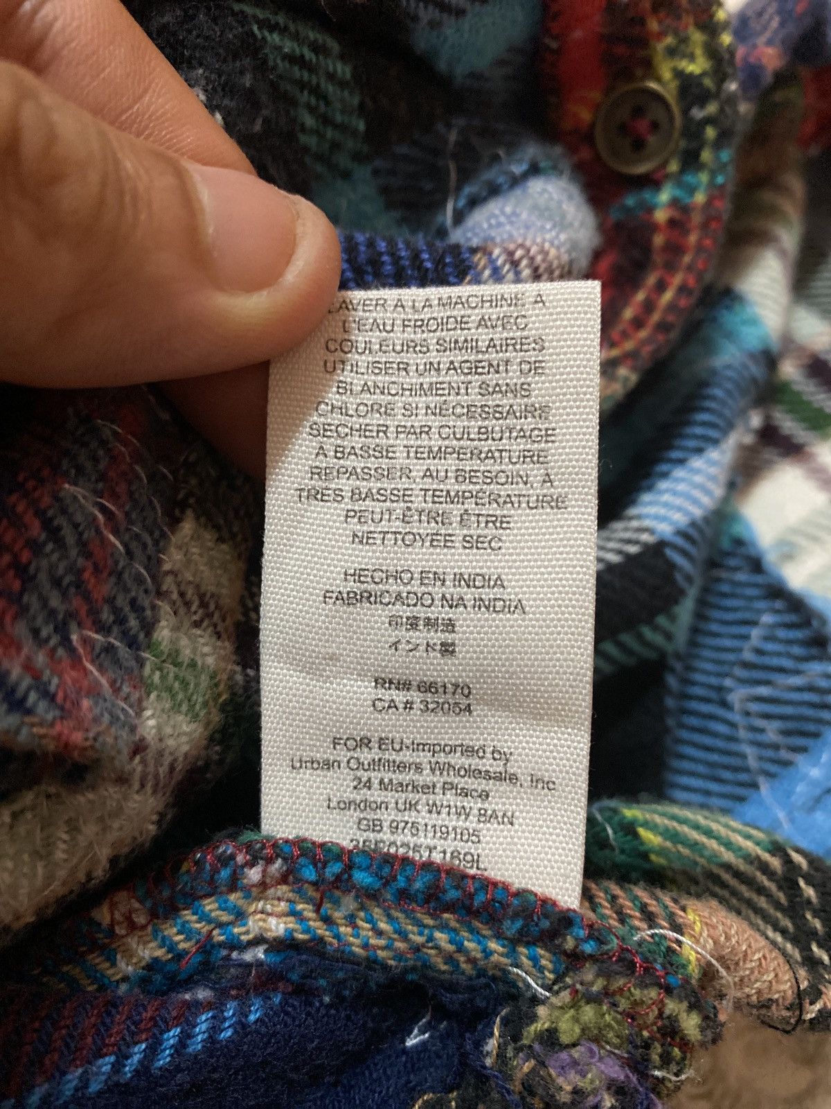 Designer × Japanese Brand × Vintage WE TGE FREE Patchworks Rebuild Flannel Size US XS / EU 42 / 0 - 14 Thumbnail