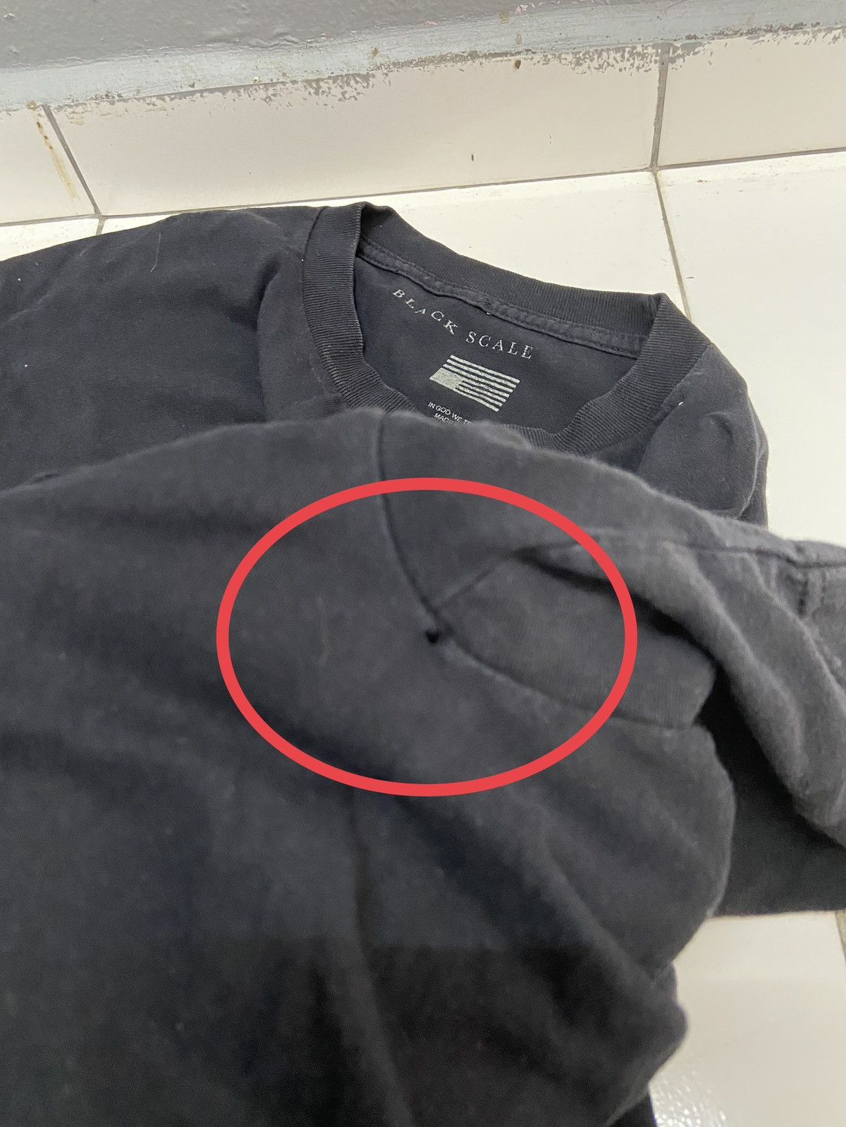 Black Scale BLACK SCALE QAMAR POCKET TEE Size US L / EU 52-54 / 3 - 8 Thumbnail