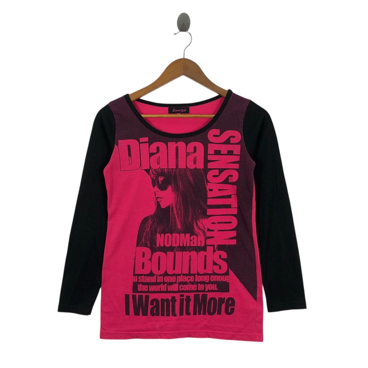 Japanese Brand Diana Trout Long Sleeve Ovp Logo Japanese Brand Size L / US 10 / IT 46 - 1 Thumbnail