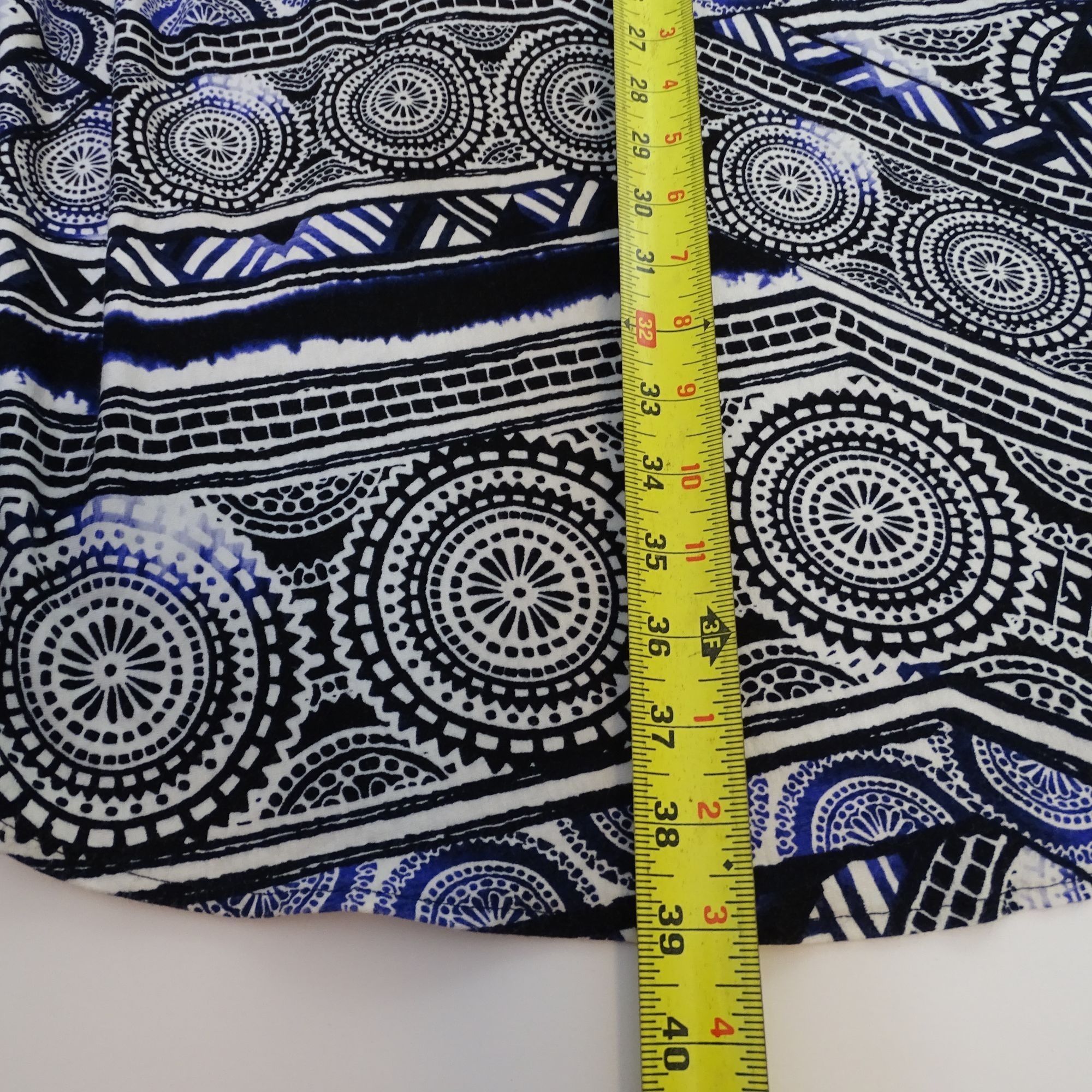 Chicos Chicos Geometric Print A-line Maxi Skirt Black White Size M Size 30" / US 8 / IT 44 - 10 Thumbnail