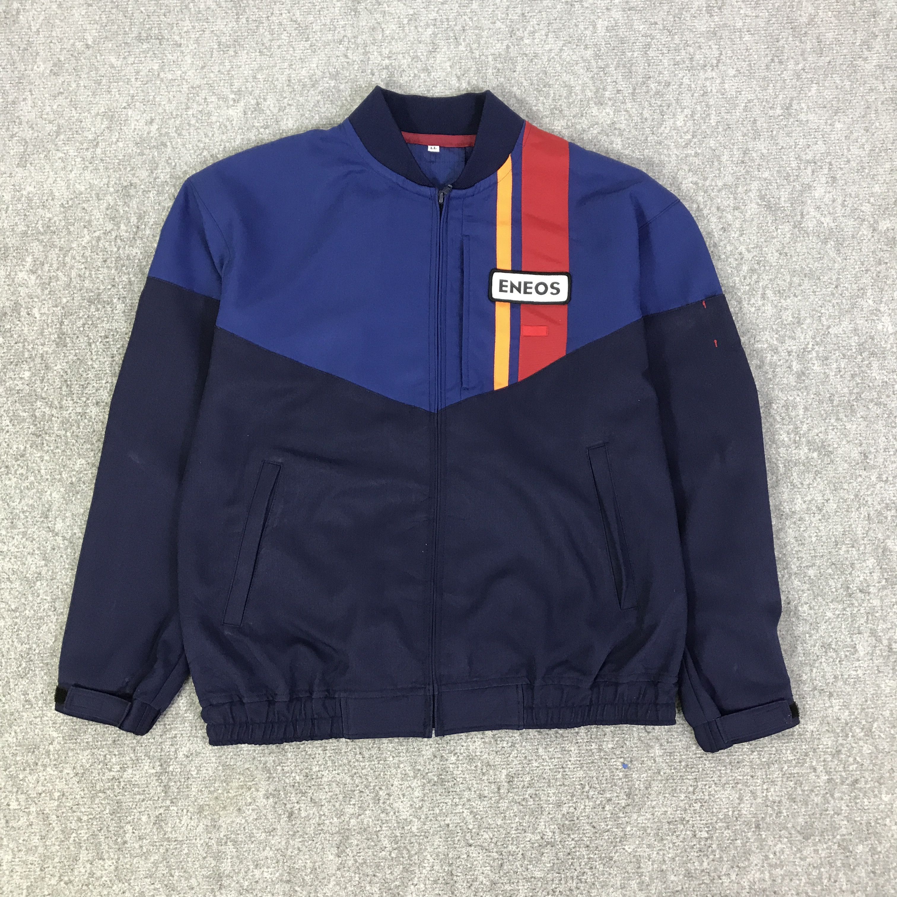 Japanese Brand ENEOS OIL RACING WORK UNIFORM JACKET K95B15 Size US L / EU 52-54 / 3 - 1 Thumbnail