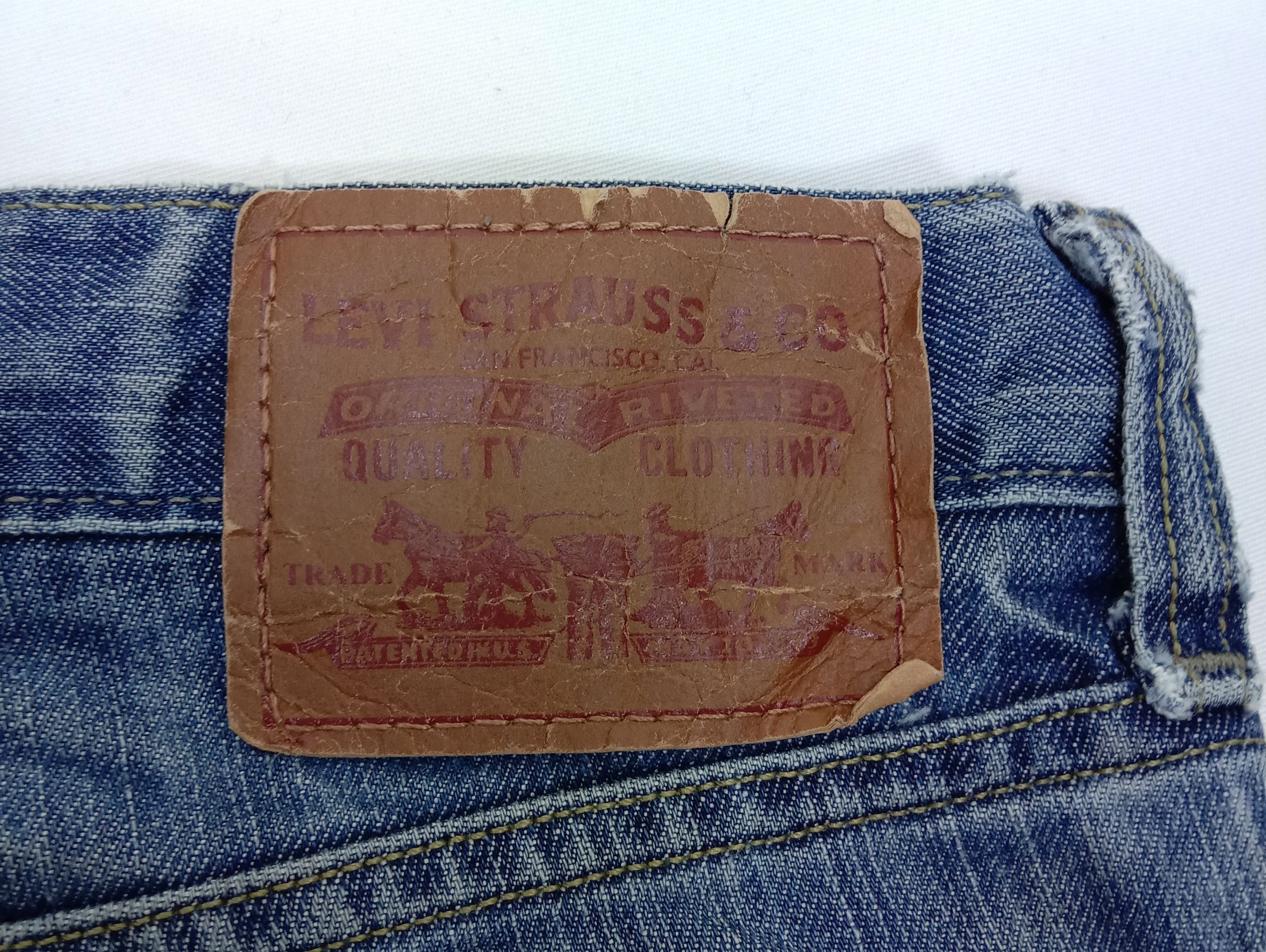 Levi's Vintage Levi's 514 Slim Straight Jeans Earth Tone Denim Size US 32 / EU 48 - 15 Thumbnail