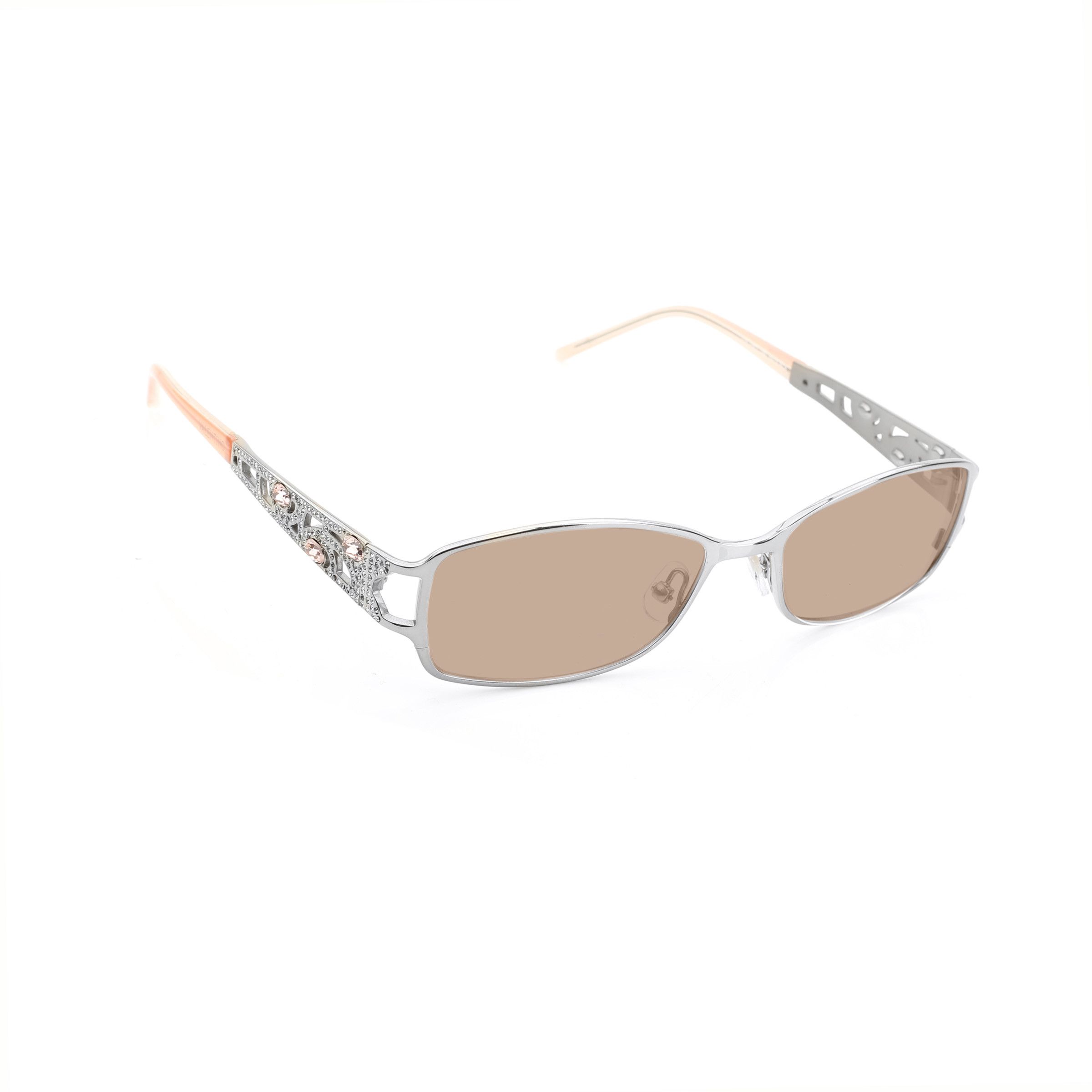 Valentino Valentino '90s Baby Pink Crystals Sunglasses Size ONE SIZE - 1 Thumbnail