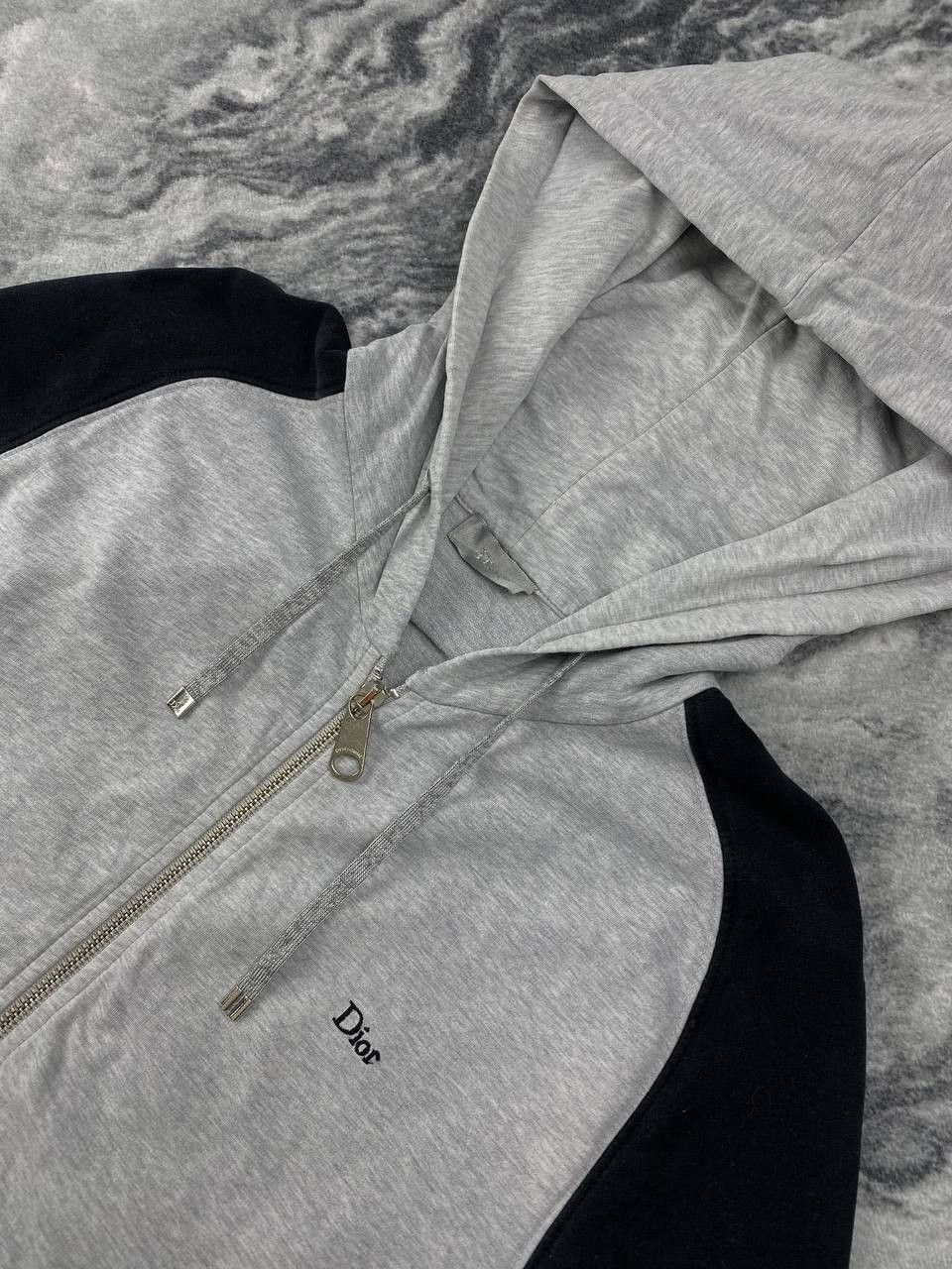Dior Dior Homme Full Zip Hoodie Mini Logo Men Size 44 Gray/ Black Size US S / EU 44-46 / 1 - 2 Thumbnail