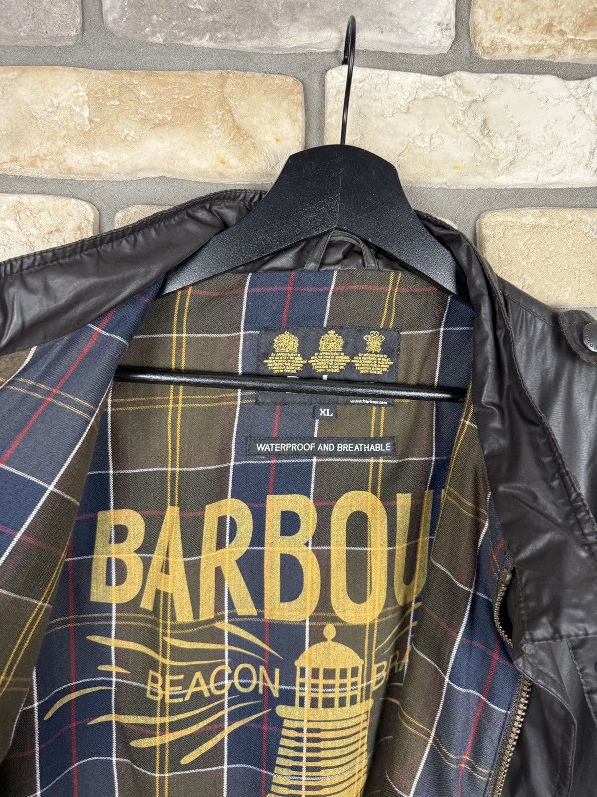 Barbour × Designer Very rare Barbour international wax waxed jacket bomber Size US XL / EU 56 / 4 - 6 Thumbnail