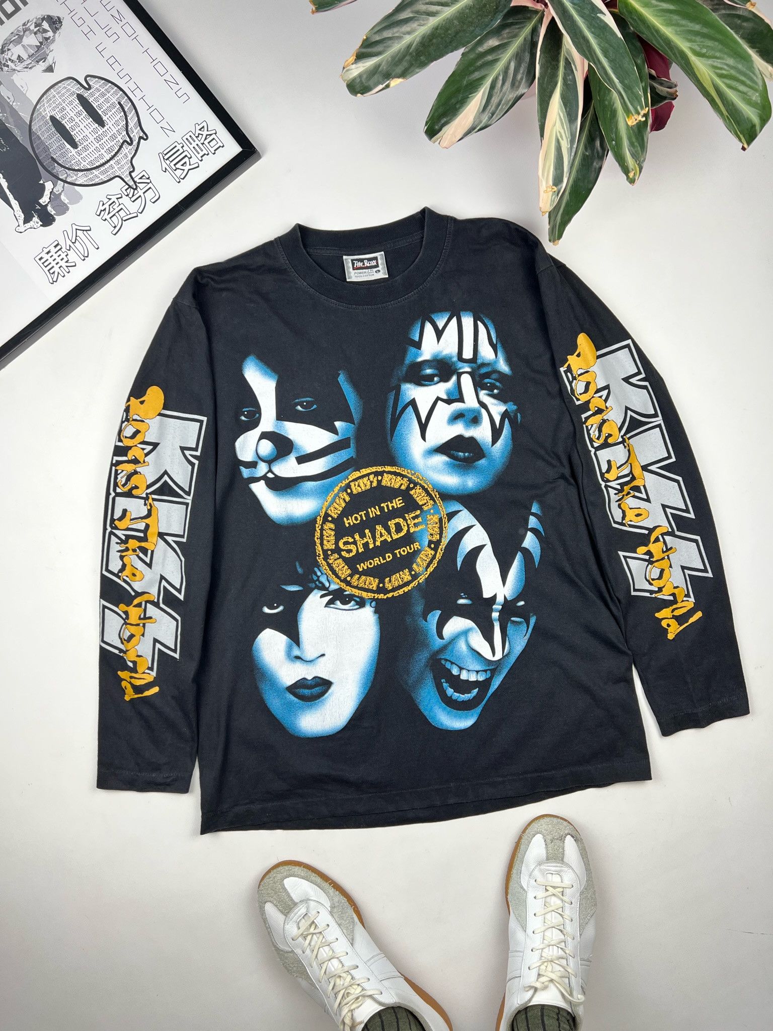 Band Tees × KISS × Vintage Vintage Kiss Hot In The Shade World