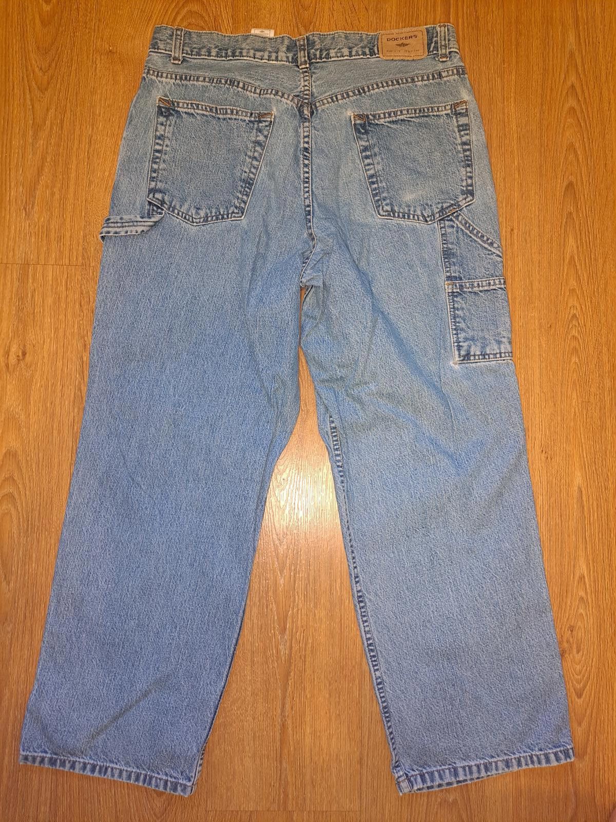 Dockers Dockers Denim Jeans Mens 34x30 Blue Cotton Carpenter Size US 34 / EU 50 - 7 Thumbnail