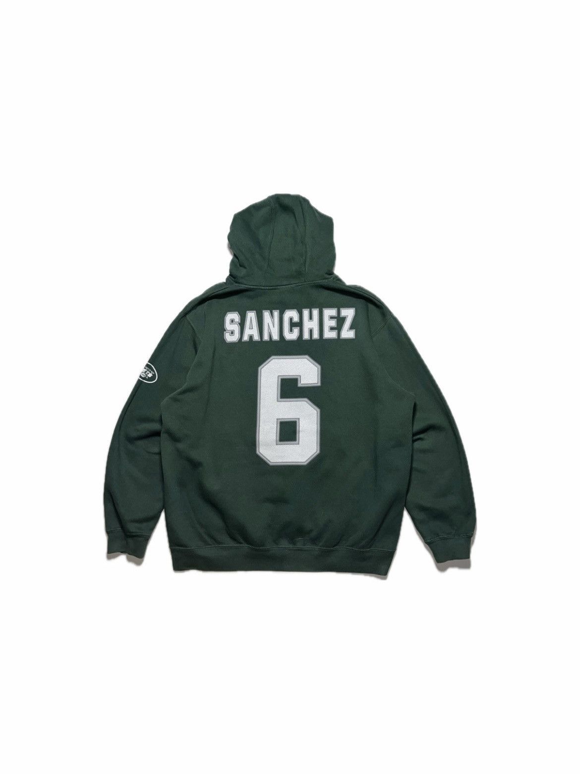 NFL Vintage 90’s New York Jets Sanchez boxy fit hoodie NFL Size US XL / EU 56 / 4 - 2 Thumbnail