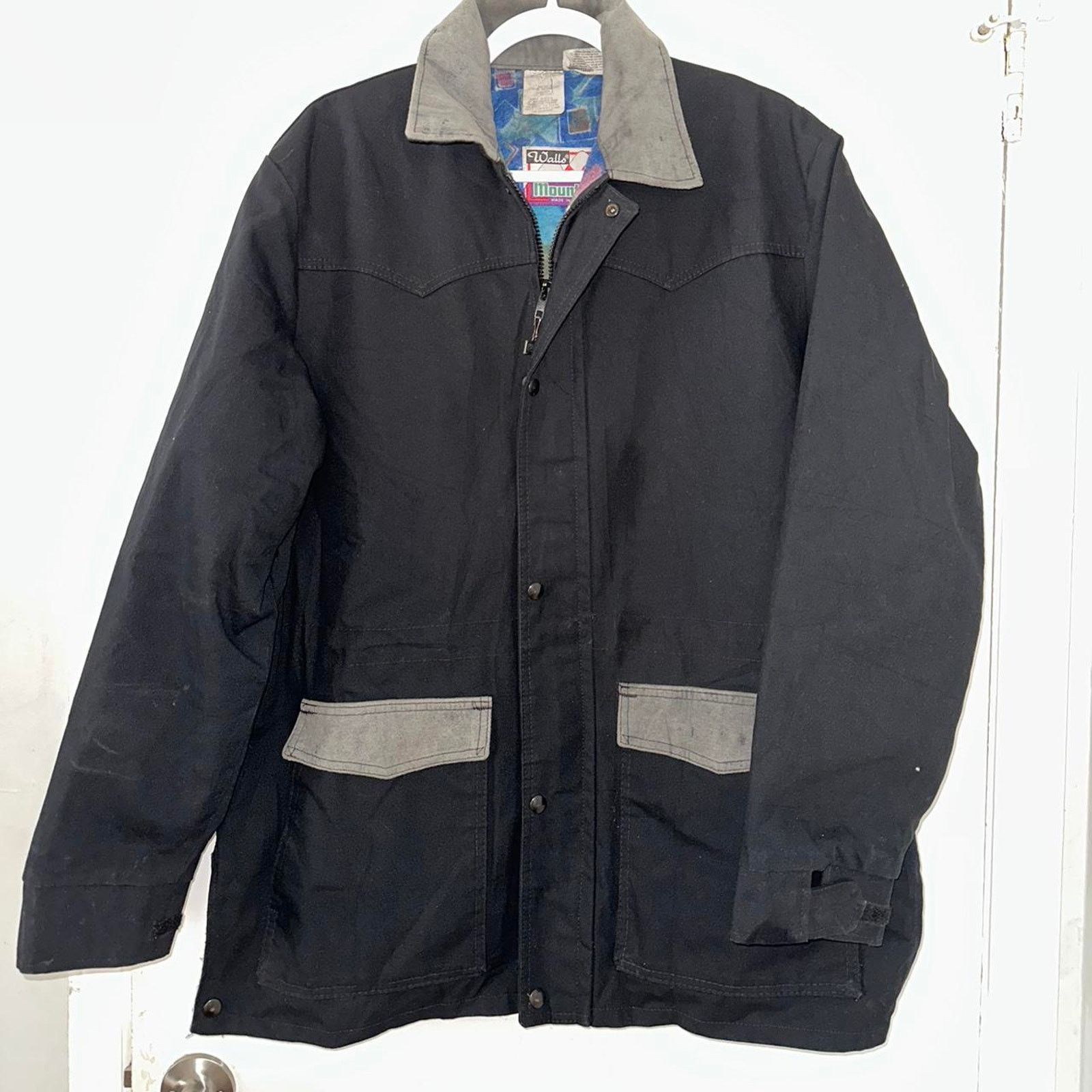 Walls Vintage Walls Mountain Overcoat Cool Geometry Inner size L Size US L / EU 52-54 / 3 - 1 Thumbnail