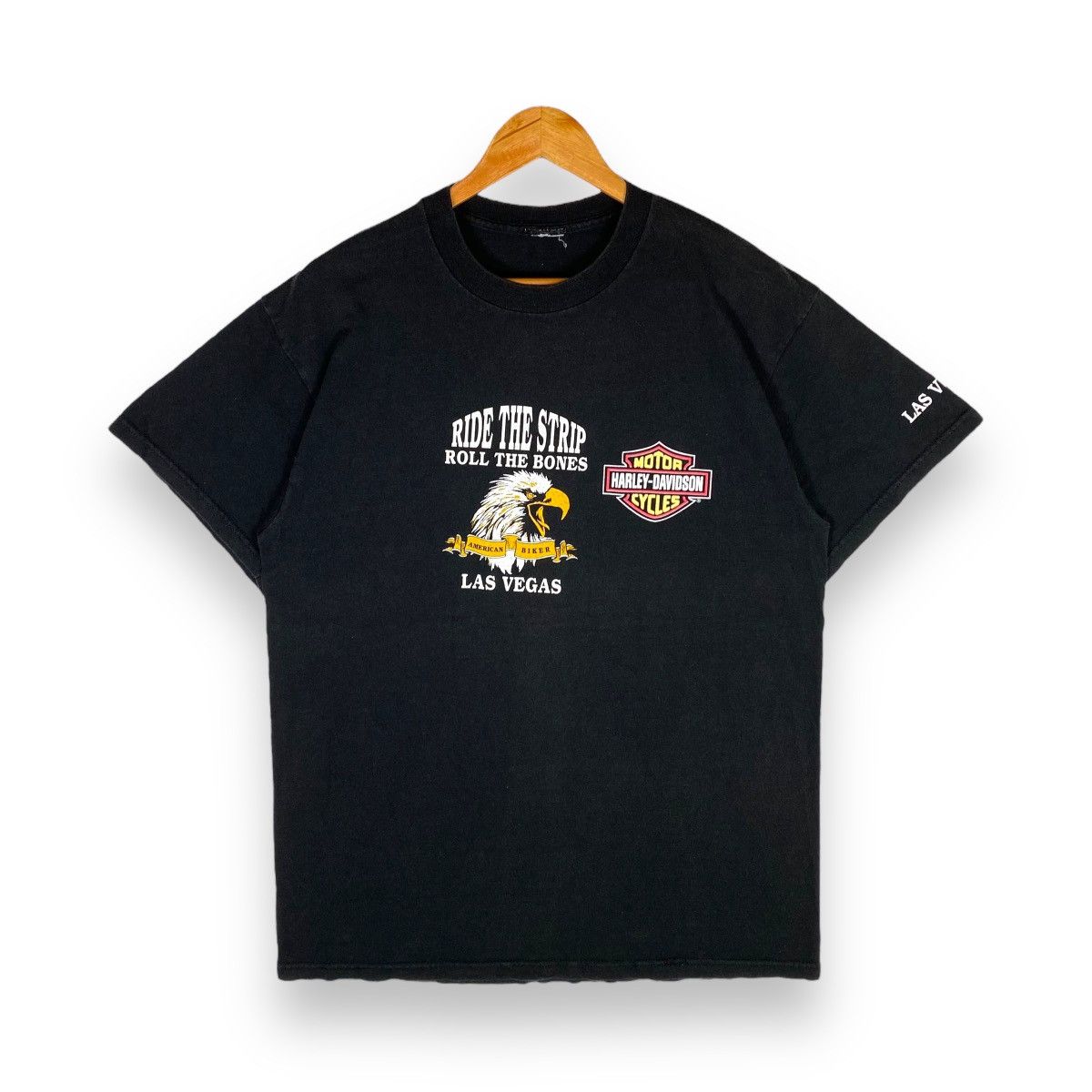Harley Davidson × Vintage × West Coast Choppers VINTAGE 1996 HARLEY DAVIDSON MOTORCYCLES LAS VEGAS TEE Size US L / EU 52-54 / 3 - 1 Thumbnail