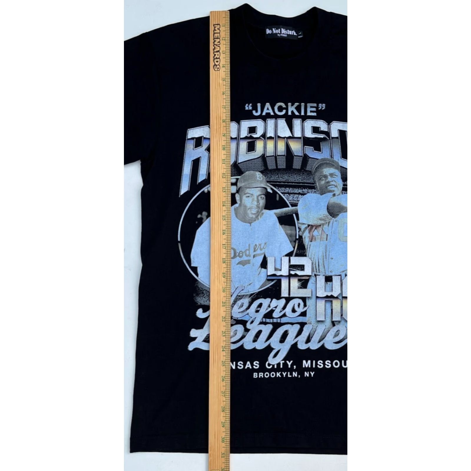 Disturbia Do Not Disturb Nike Shirt Mens 42 HC Negro Leagues Jackie Robinson 42 HC Negro Leagues T-Shirt Size L Black Crew Neck Short Sleeve Easy Care Size US L / EU 52-54 / 3 - 5 Thumbnail