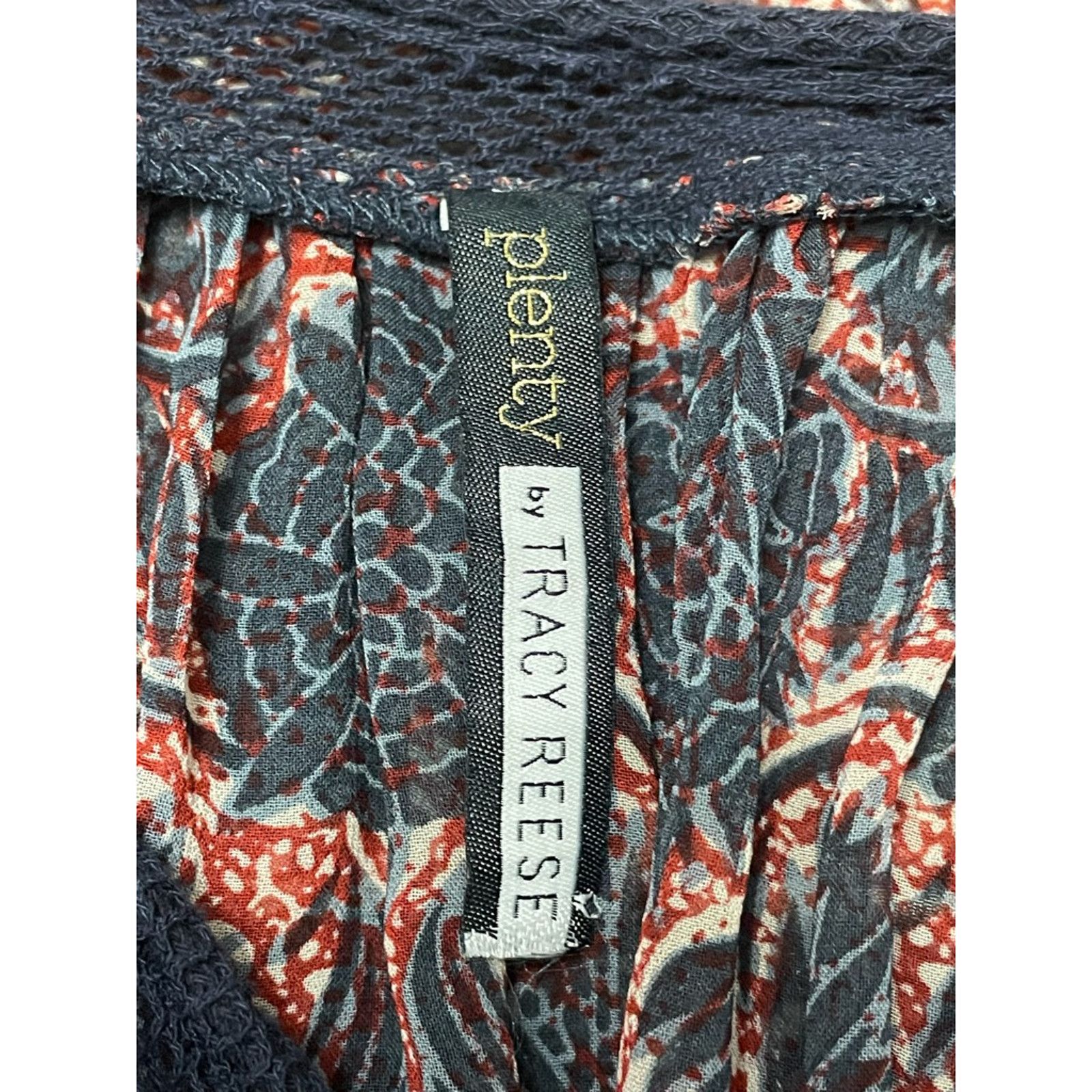 Other Plenty by Tracy Reese Tunic Top Long Sleeve Floral Multi PS Size S / US 4 / IT 40 - 7 Thumbnail