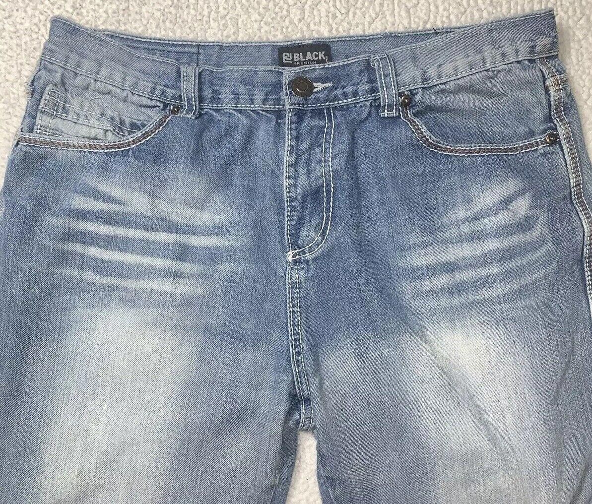 Other Black Premium Jeans Blue Men's Size 34/30 Boot Size US 34 / EU 50 - 5 Thumbnail