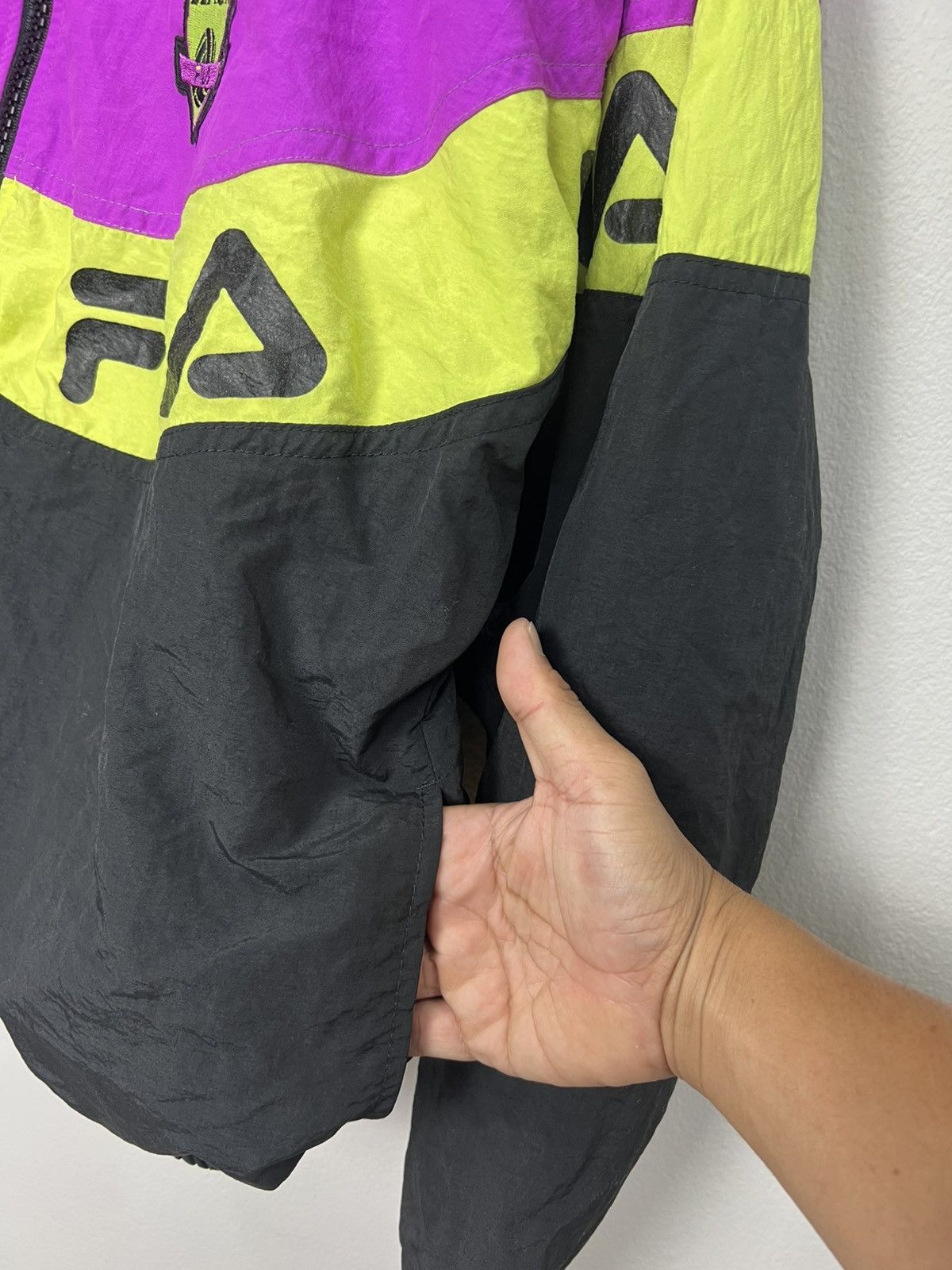 Fila Vintage 90s FILA Pro Beach Windbreaker - Made in USA Size US M / EU 48-50 / 2 - 6 Thumbnail
