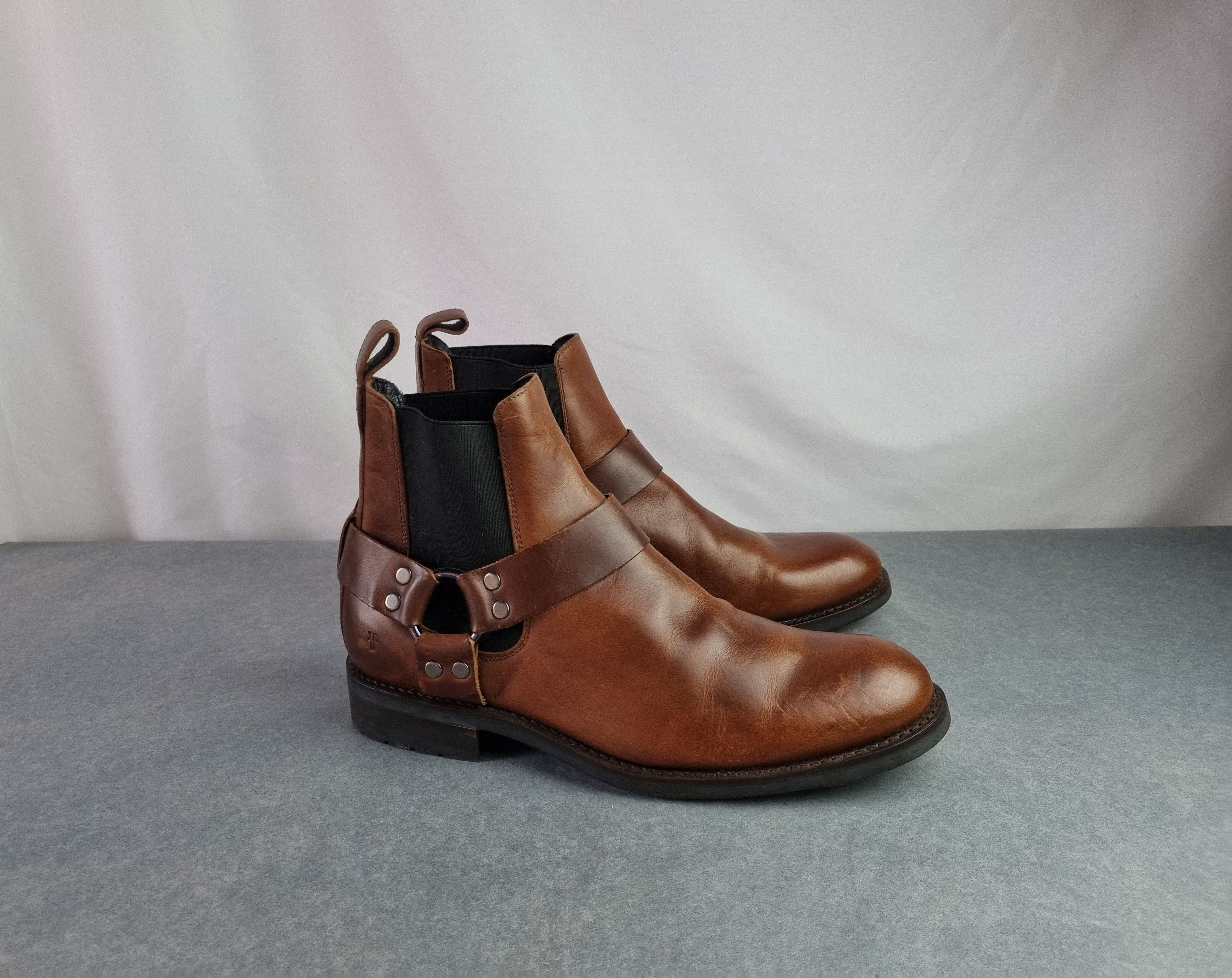 Frye × Vibram Frye Mexican Cowboy Leather Vibram Resist-Oil Boots Size US 9.5 / EU 42-43 - 3 Thumbnail