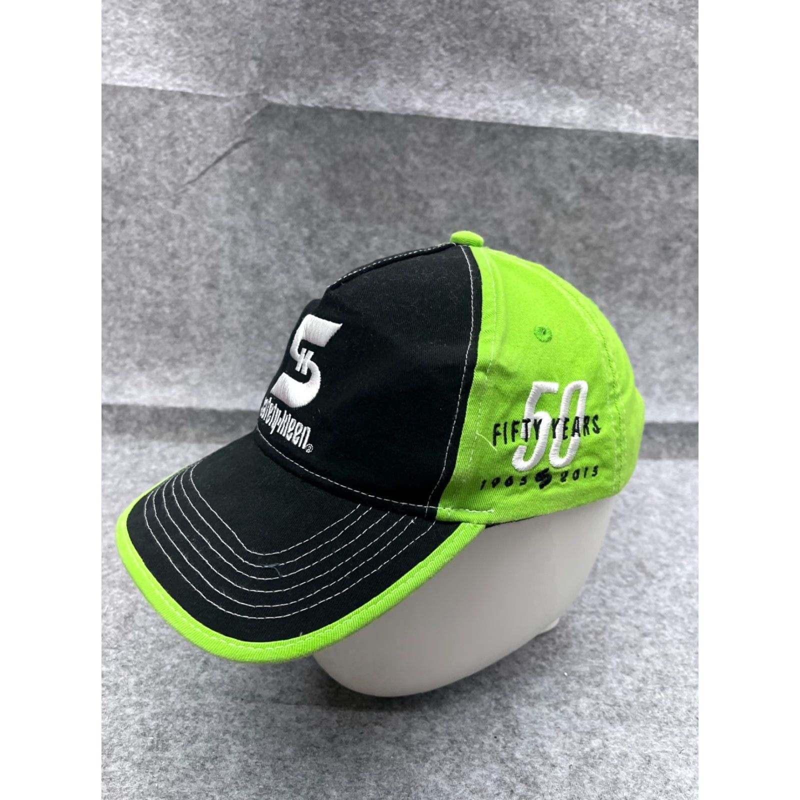 Vintage Gorman Foy Safety Kleen 50 Years Hat Cap Strap Back Adult One Size Black Green Cotton Baseball Cap Men Size ONE SIZE - 4 Thumbnail