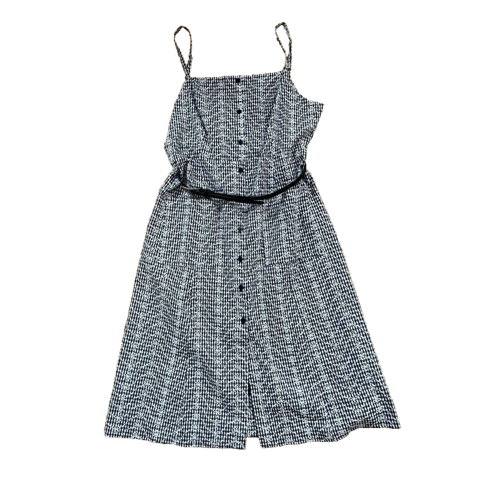 Marilyn Manson Marilyn Monroe Dress Women Navy Midi Pinup 16 A000565 Size XXL / US 16-18 / IT 52-54 - 2 Thumbnail