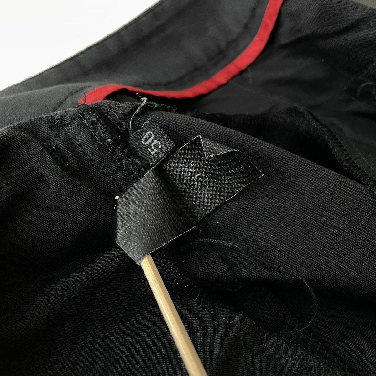 Prada Prada Black Trousers Fine Twill Wool Made in Italy Size US 34 / EU 50 - 10 Thumbnail