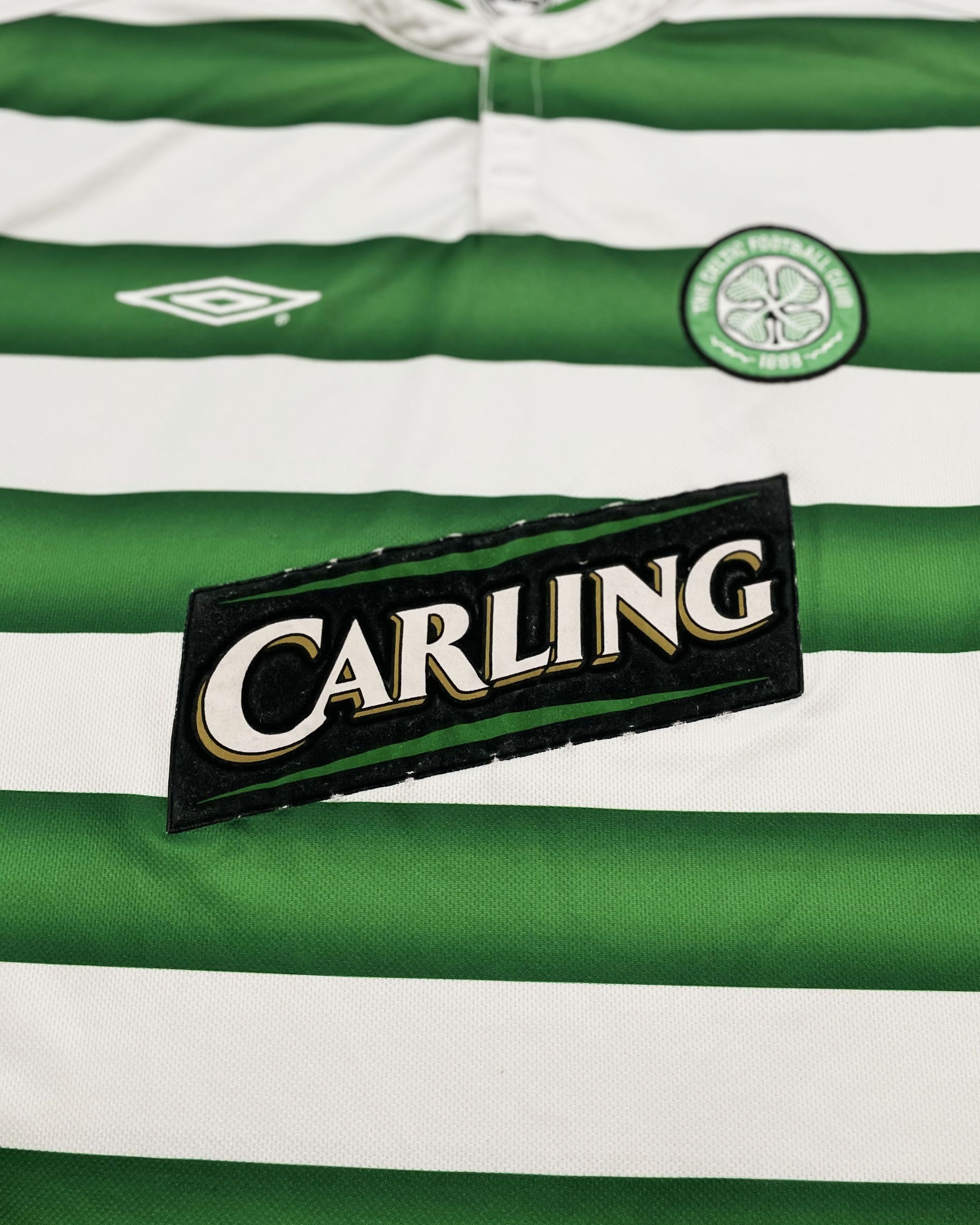 Umbro Celtic FC Home Kit 2003 2004 Size US L / EU 52-54 / 3 - 7 Thumbnail
