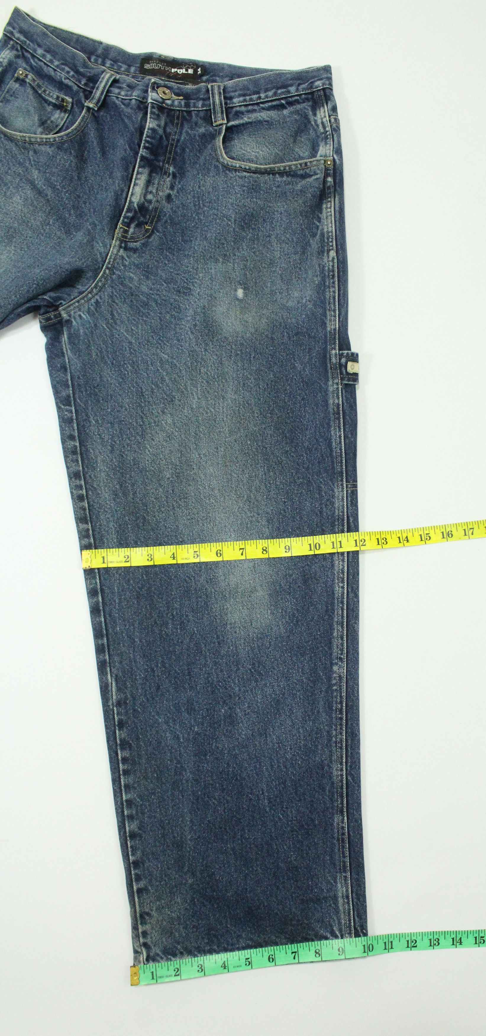 Southpole SOUTHPOLE Denim Vintage Embroidered Logo JNCO Carhartt Size US 34 / EU 50 - 24 Thumbnail