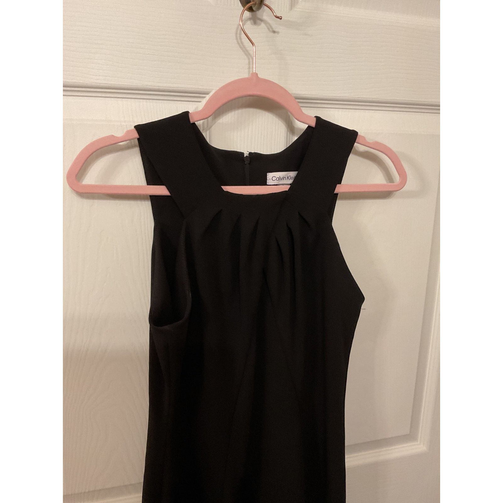 Calvin Klein Calvin Klein Black Sheath Workwear Sleeveless Dress, 6 Size M / US 6-8 / IT 42-44 - 6 Thumbnail