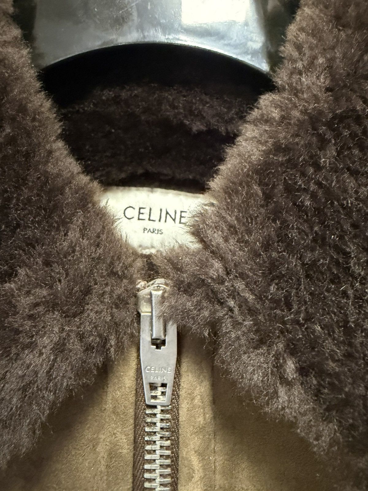 Celine × Hedi Slimane UNRELEASED - FW20 Brown Shearling Jacket Size US S / EU 44-46 / 1 - 21 Thumbnail