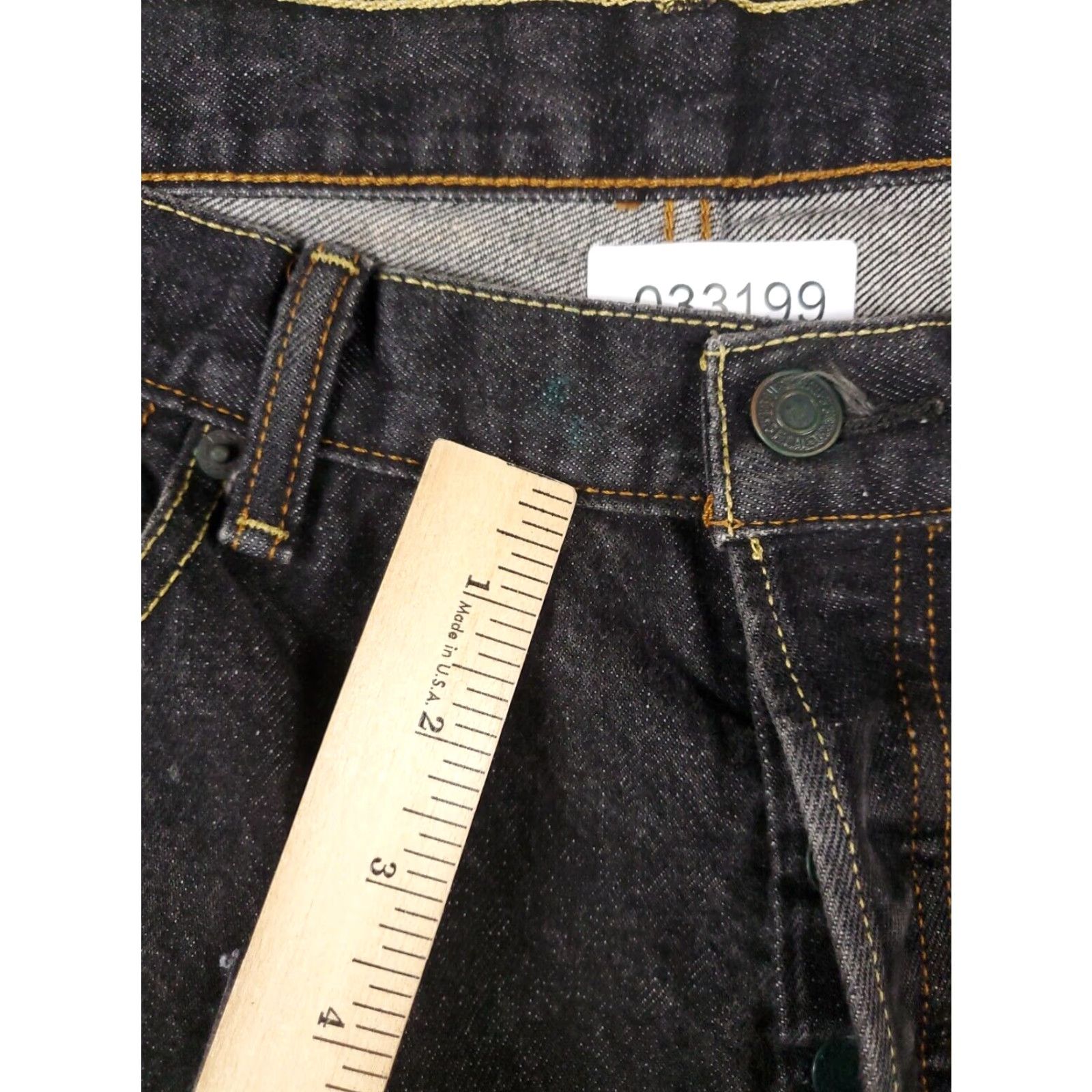 Levi's Levis 501 Jeans Mens 38x32 Gray Button Fly Straight Leg Big & Tall Cotton Size US 38 / EU 54 - 7 Thumbnail