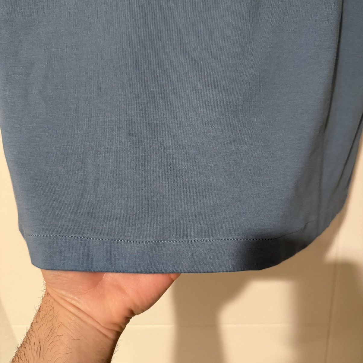 Hermes Hermès Men’s "Quarterb'H" Sky Blue Crewneck T-shirt Small Size US S / EU 44-46 / 1 - 7 Thumbnail