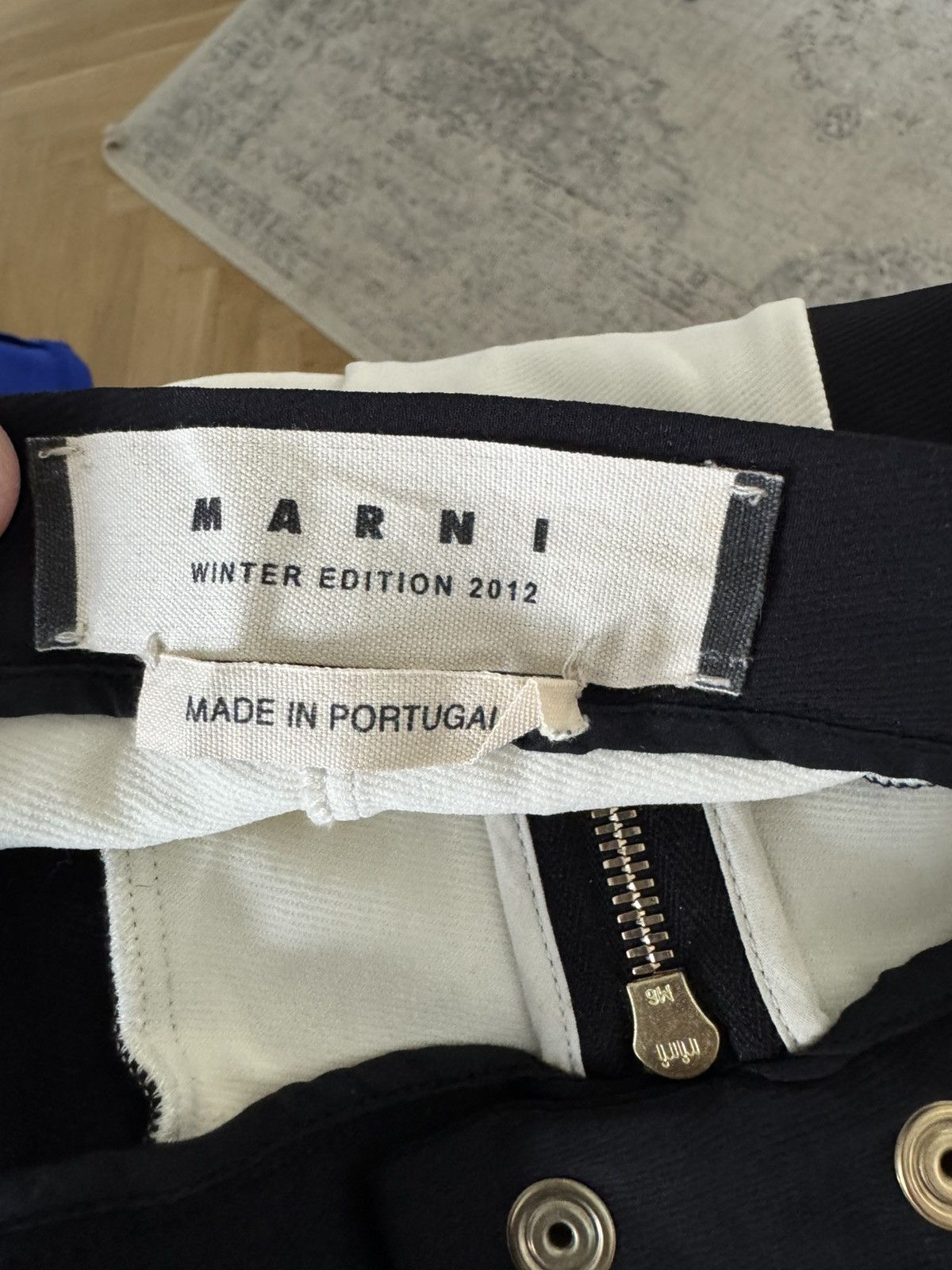 Marni FW12 MARNI Line Switching Stretch Pants Designer Luxury Rare Size 27" / US 4 / IT 40 - 3 Thumbnail