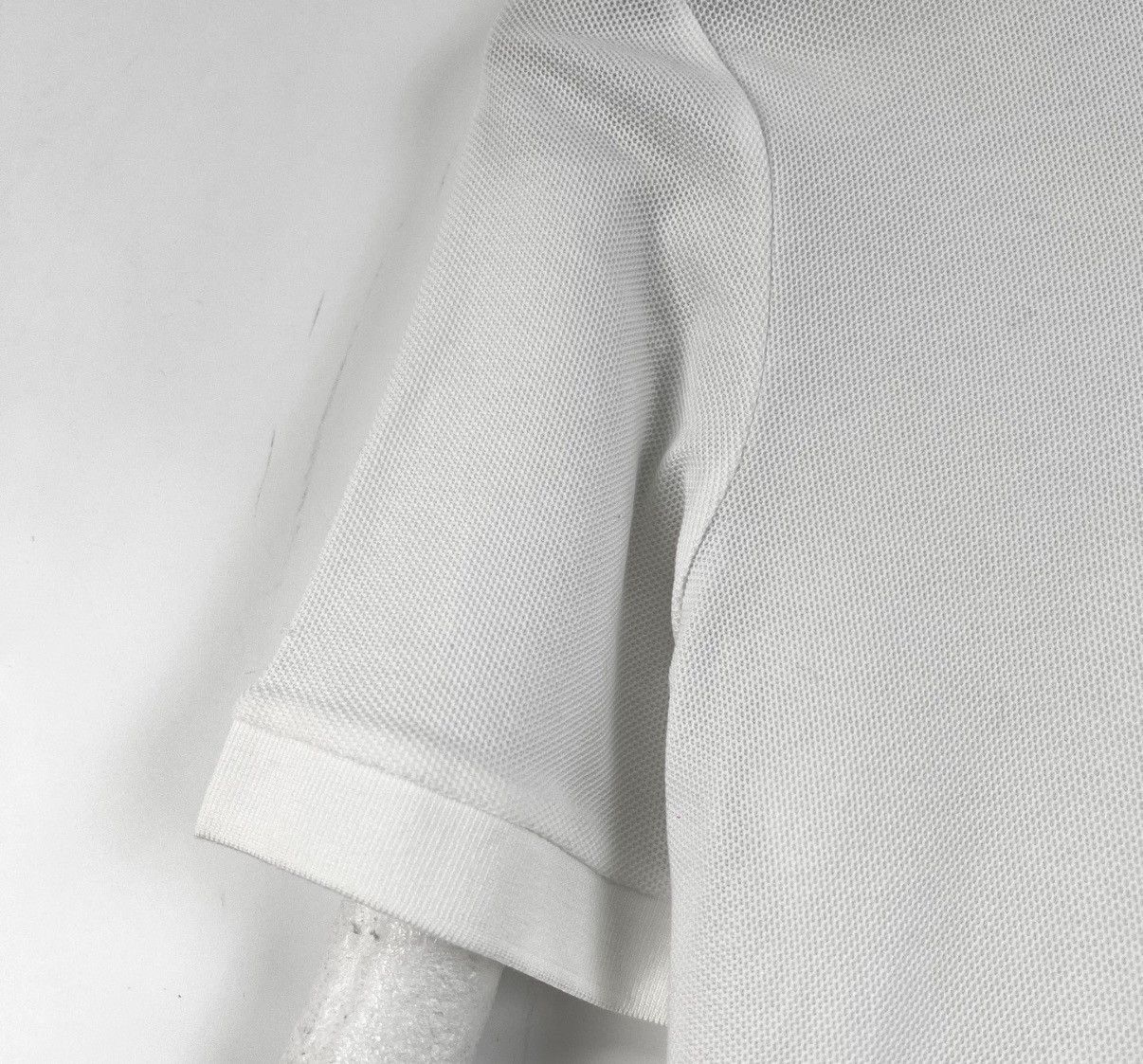 Burberry Burberry White Button Straight Short Sleeve Polo Shirt K12 Size US S / EU 44-46 / 1 - 4 Thumbnail
