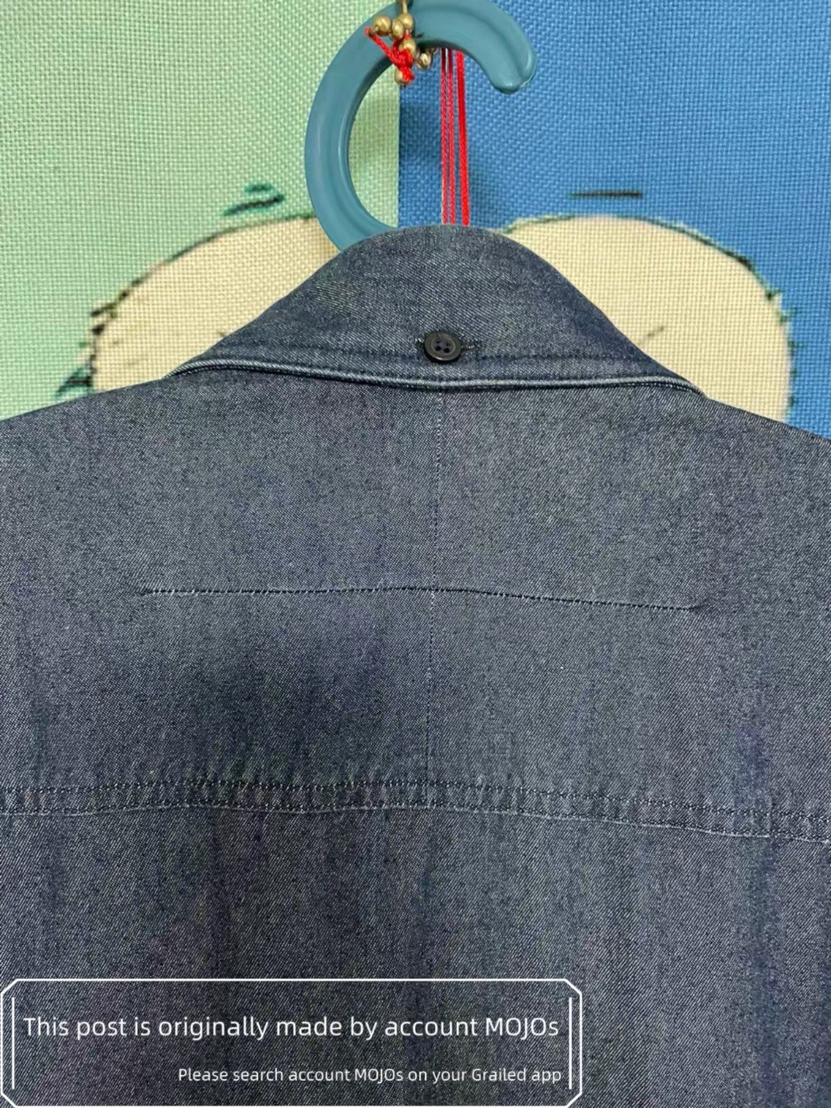 Givenchy Sz 41 Givenchy Raw & Wash Denim Joint Shirt mojos1654 Size US L / EU 52-54 / 3 - 5 Thumbnail
