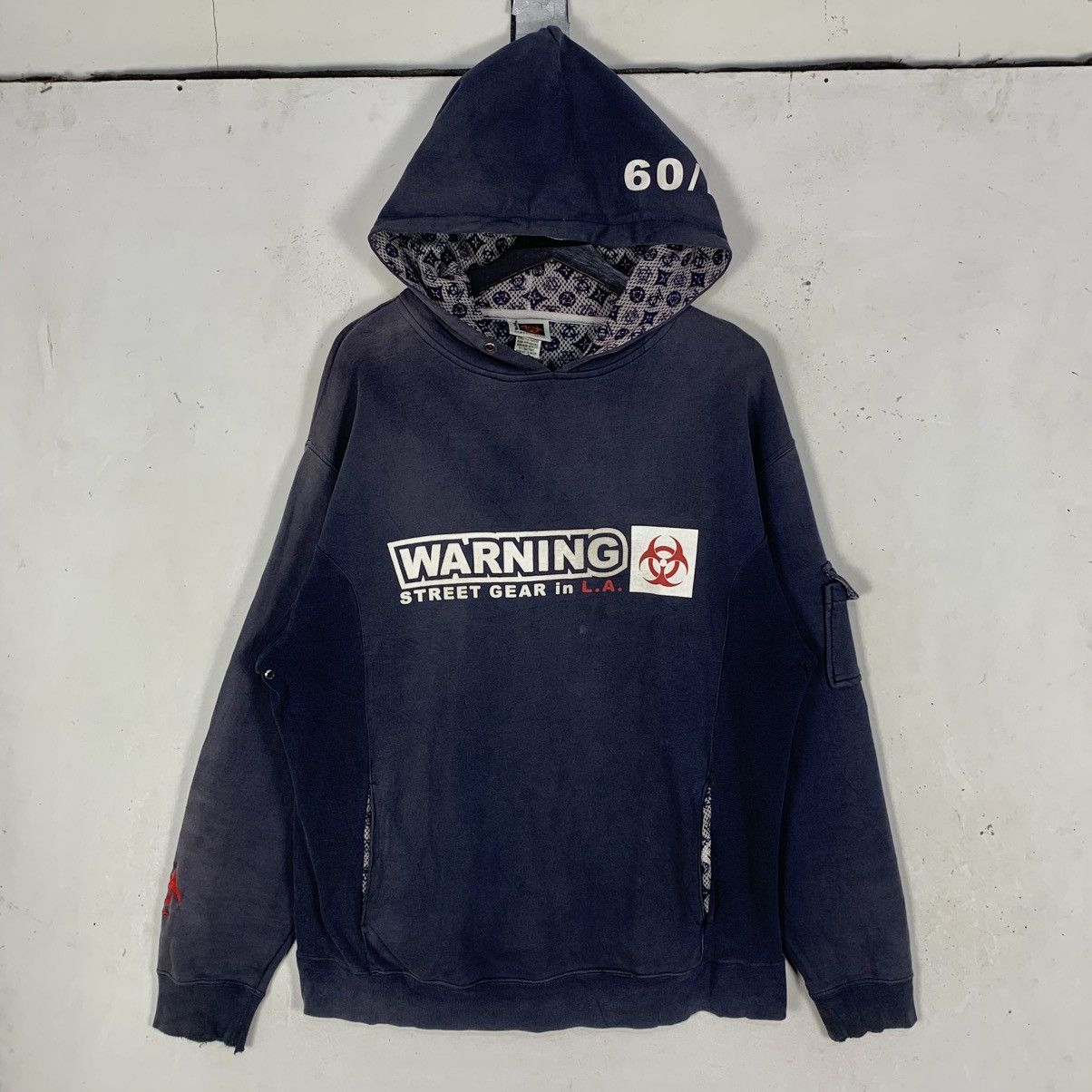 Vintage Vintage warning Street Gear Streetwear hip hop Hoodies Size US M / EU 48-50 / 2 - 1 Thumbnail