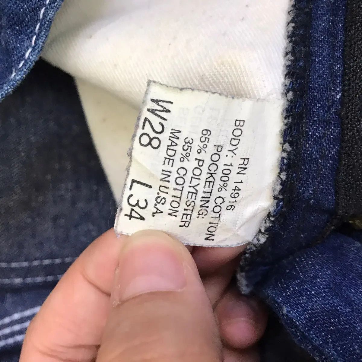 Pointer Vintage 70’ POINTER BRAND Made In USA Short Denim Jeans Size 28" / US 6 / IT 42 - 7 Thumbnail