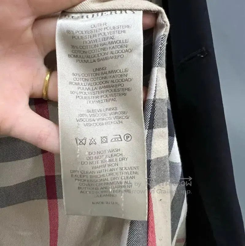 Burberry Burberry Women’s Long Black Cotton Trench Coat. Size XXS / US 00 / IT 34 - 3 Thumbnail