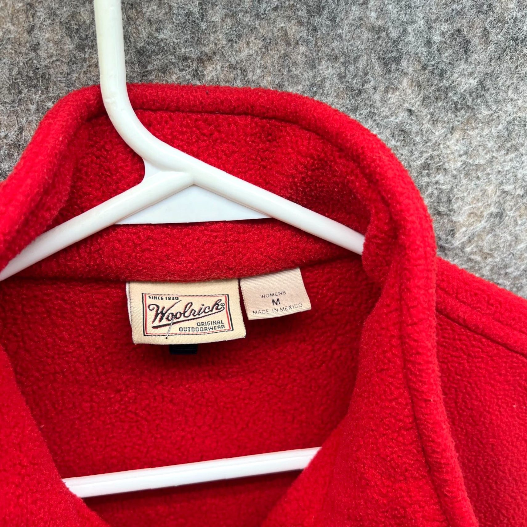 Vintage VINTAGE Woolrich Vest Women Medium Jackets Sleeveless Red Full Zip Fleece Size M / US 6-8 / IT 42-44 - 6 Thumbnail