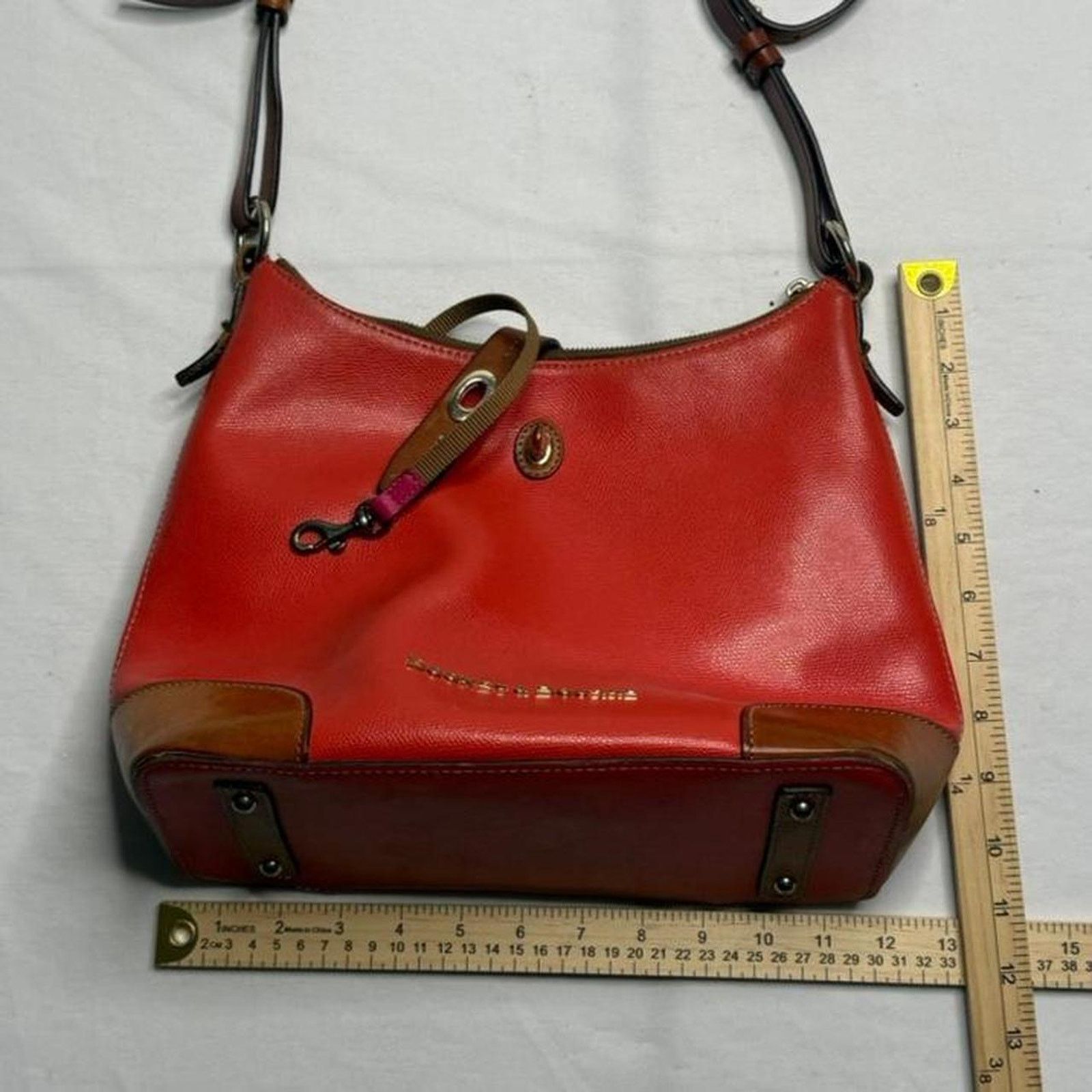 Dooney & Bourke Dooney & Bourke Claremont red leather Hobo shoulder bag Size ONE SIZE - 5 Thumbnail
