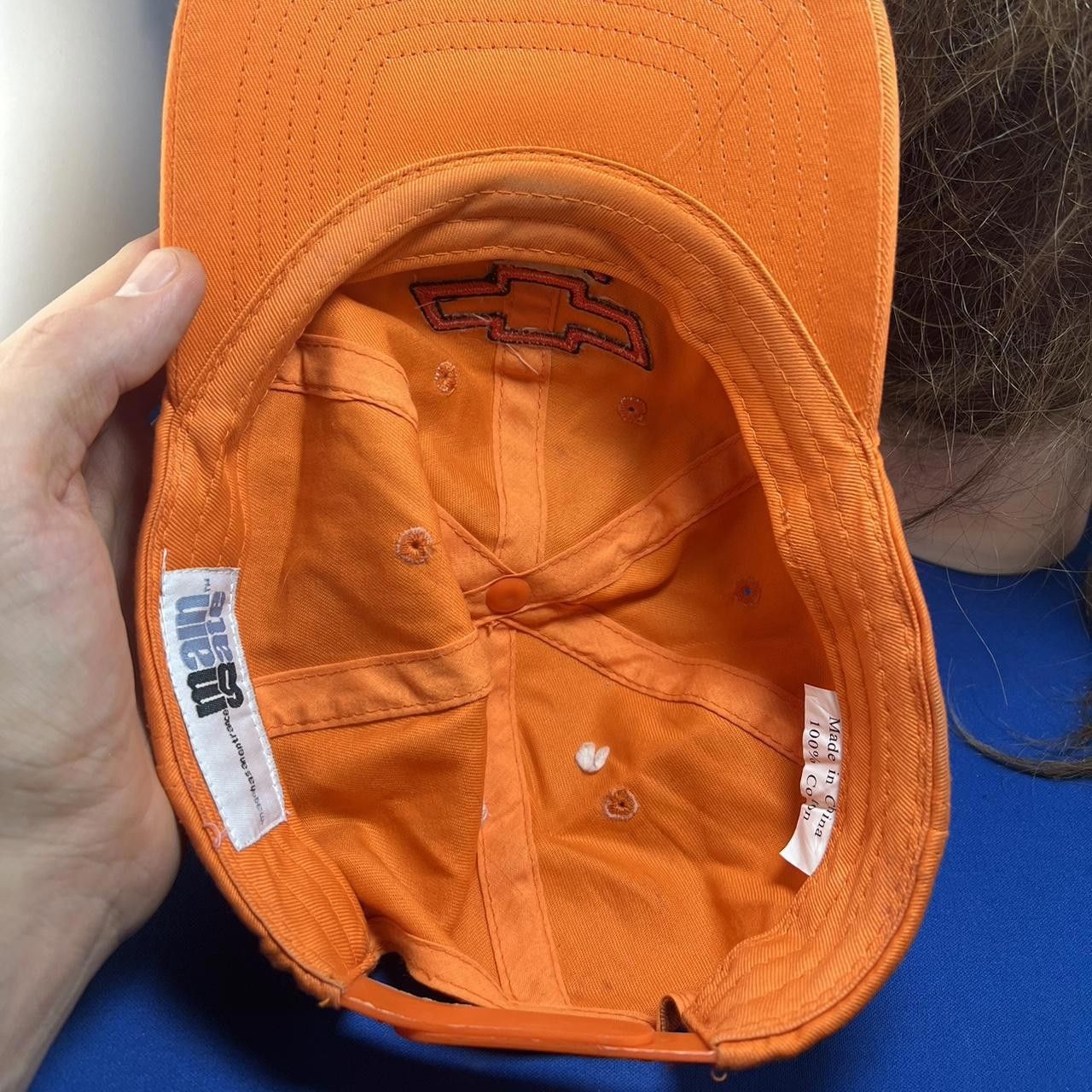 Designer Chevrolet Racing Orange Cap Size ONE SIZE - 5 Thumbnail