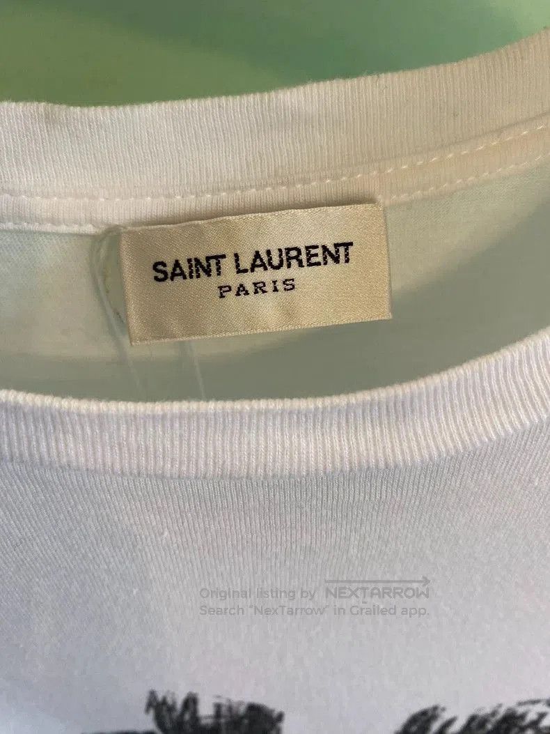 Saint Laurent Paris Saint Laurent Heart Letter Short Sleeve T. Size US XS / EU 42 / 0 - 5 Thumbnail