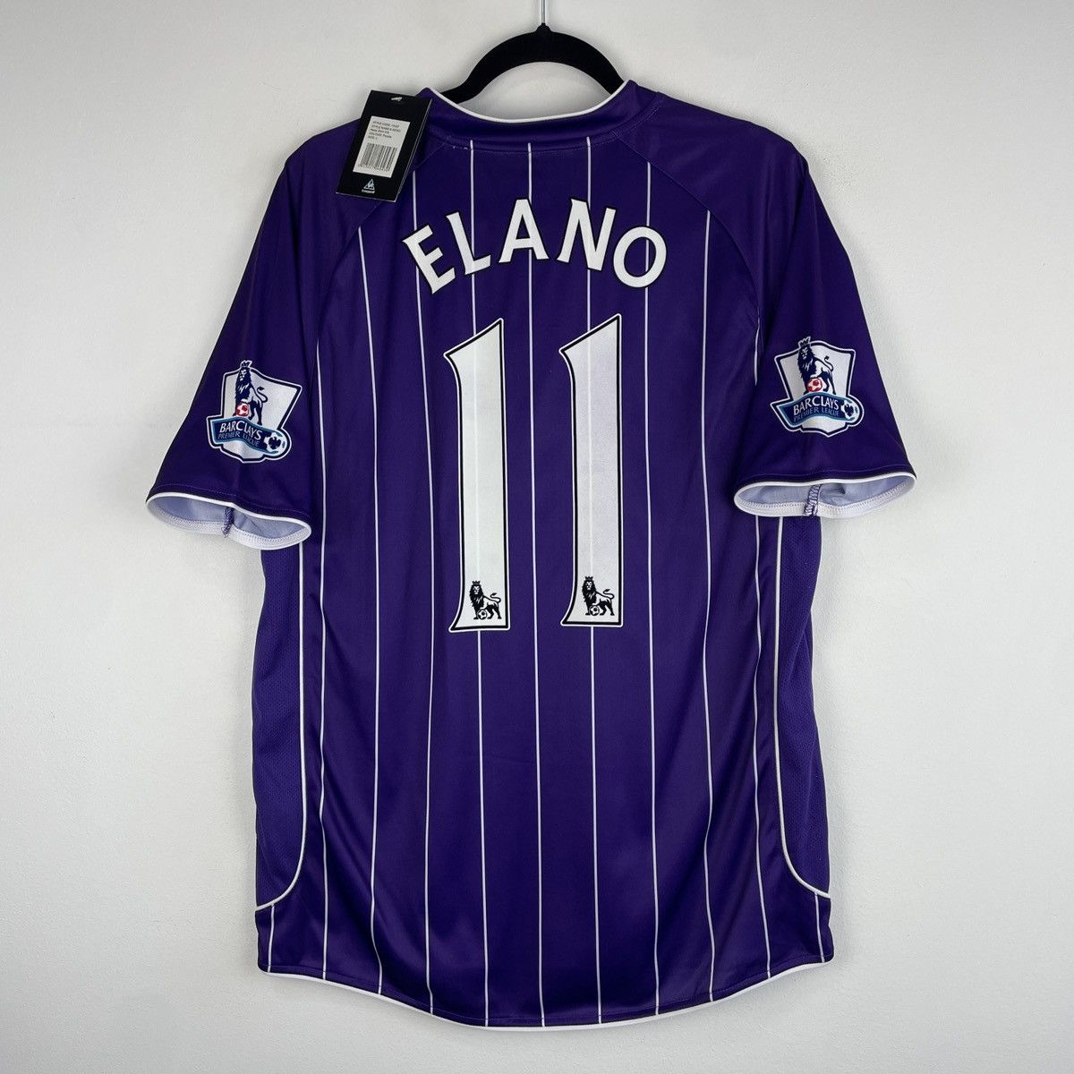 Le Coq Sportif Manchester City Elano Vintage Away Jersey Men 2007/2008 Size US L / EU 52-54 / 3 - 1 Thumbnail
