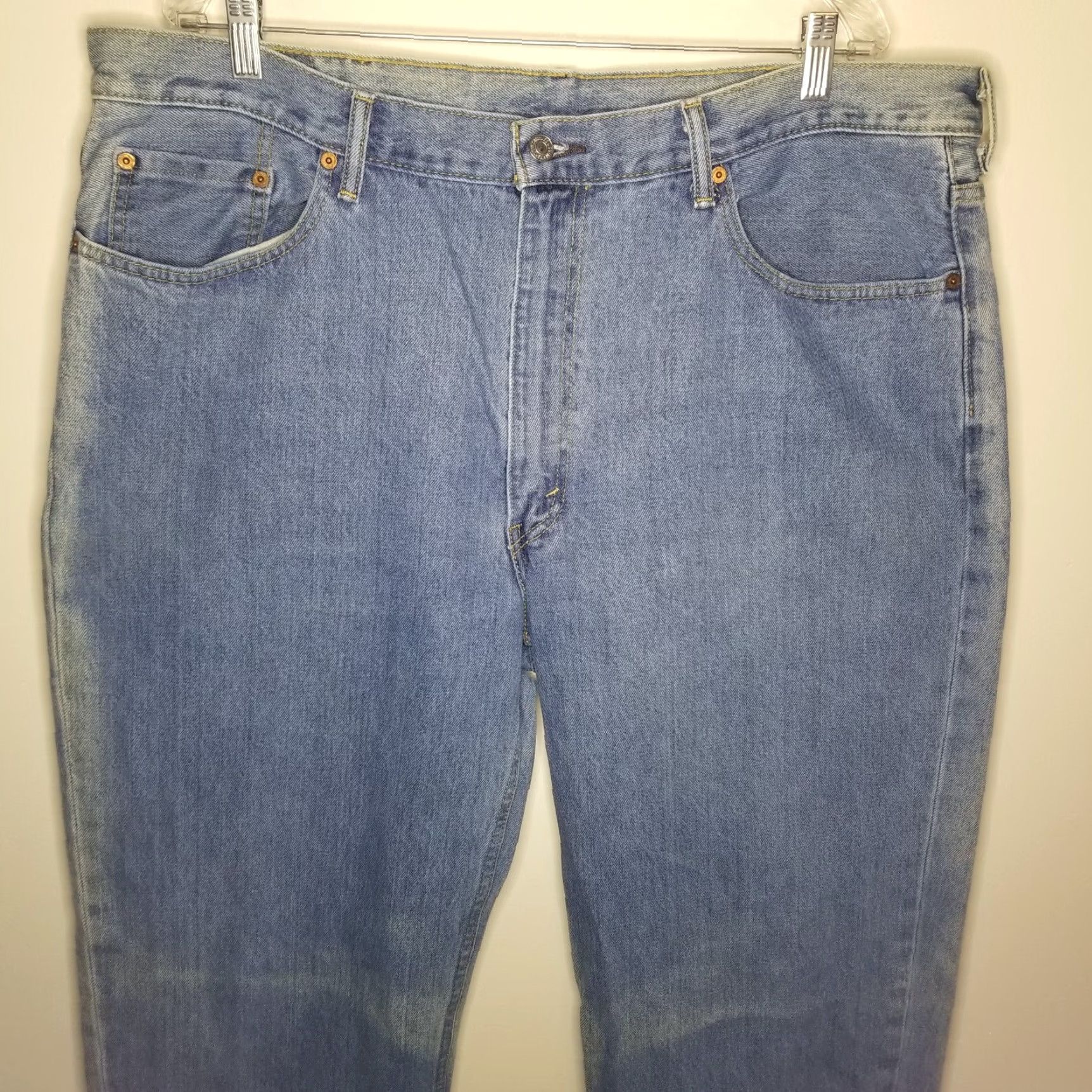 Levi's Levi's 550 Jeans Men 42x32 Blue Straight Mens Size US 42 / EU 58 - 2 Thumbnail