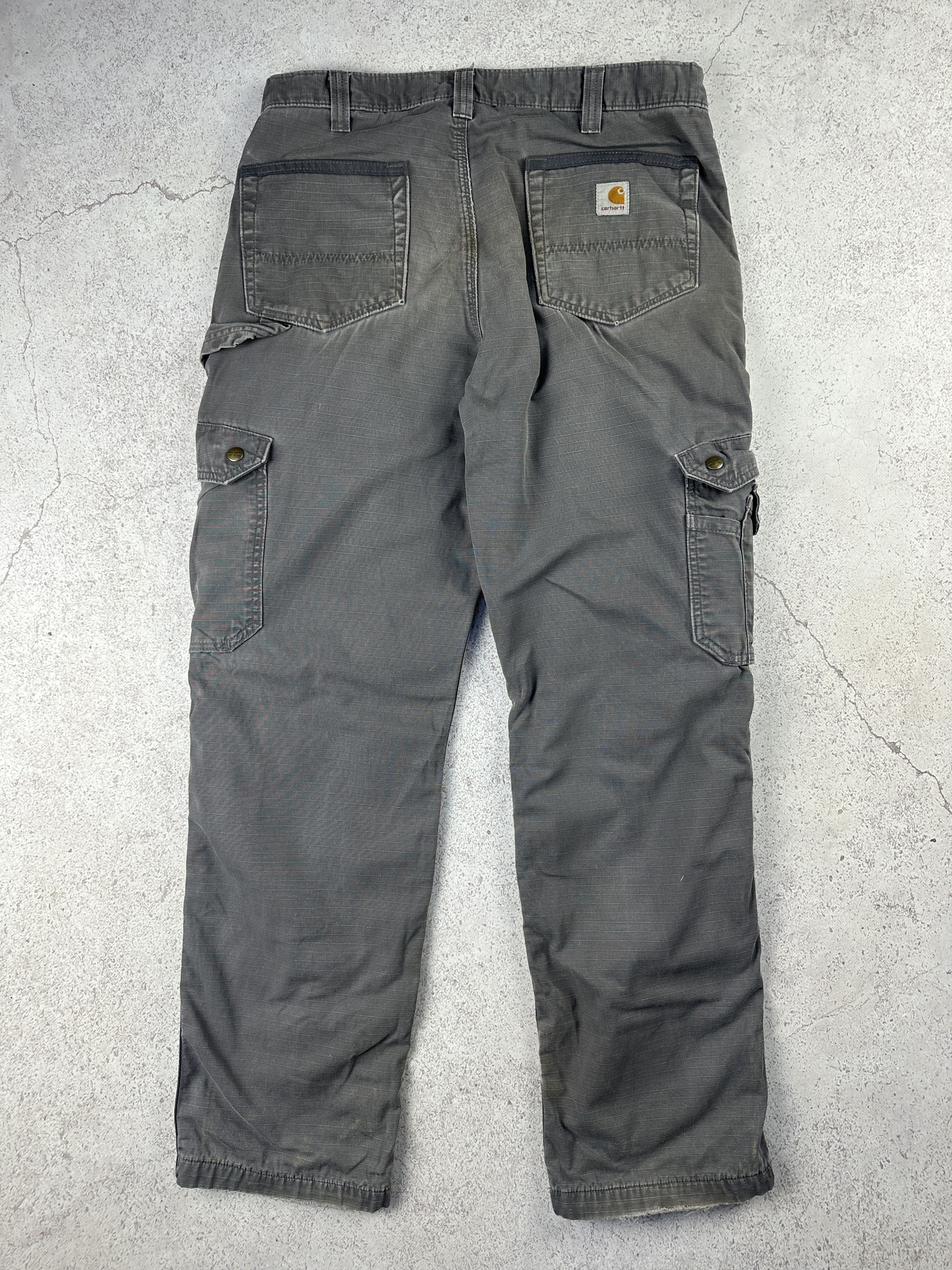 Carhartt × Vintage Carhartt Distressed Work Faded Cargo Pants Size US 36 / EU 52 - 2 Thumbnail