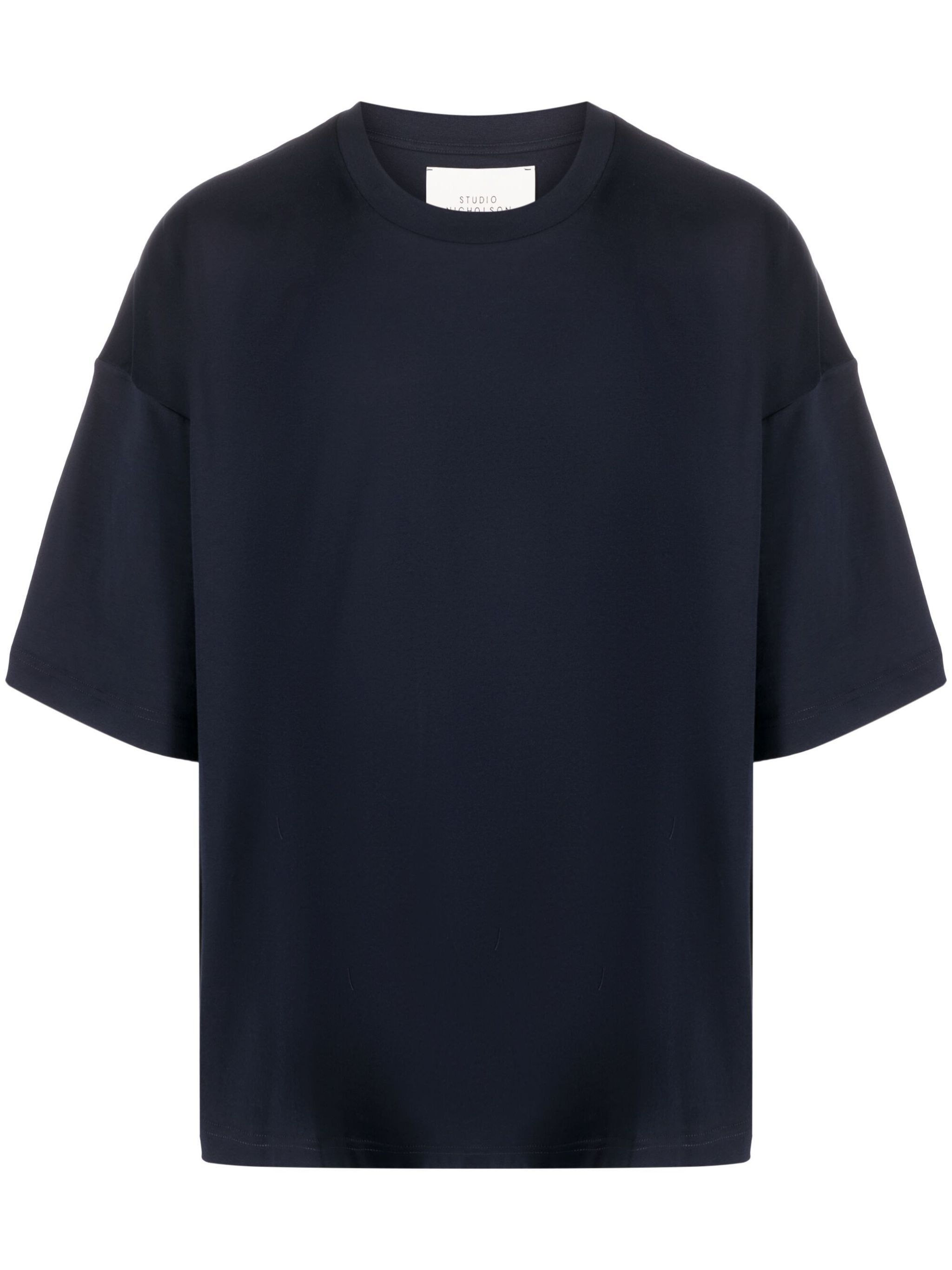 Tシャツ・カットソー STUDIO NICHOLSON Men T Shirts SNM911BRICDARNA Blue Studio Nicholson STUDIO NICHOLSON Men T-Shirts SNM 911 BRIC