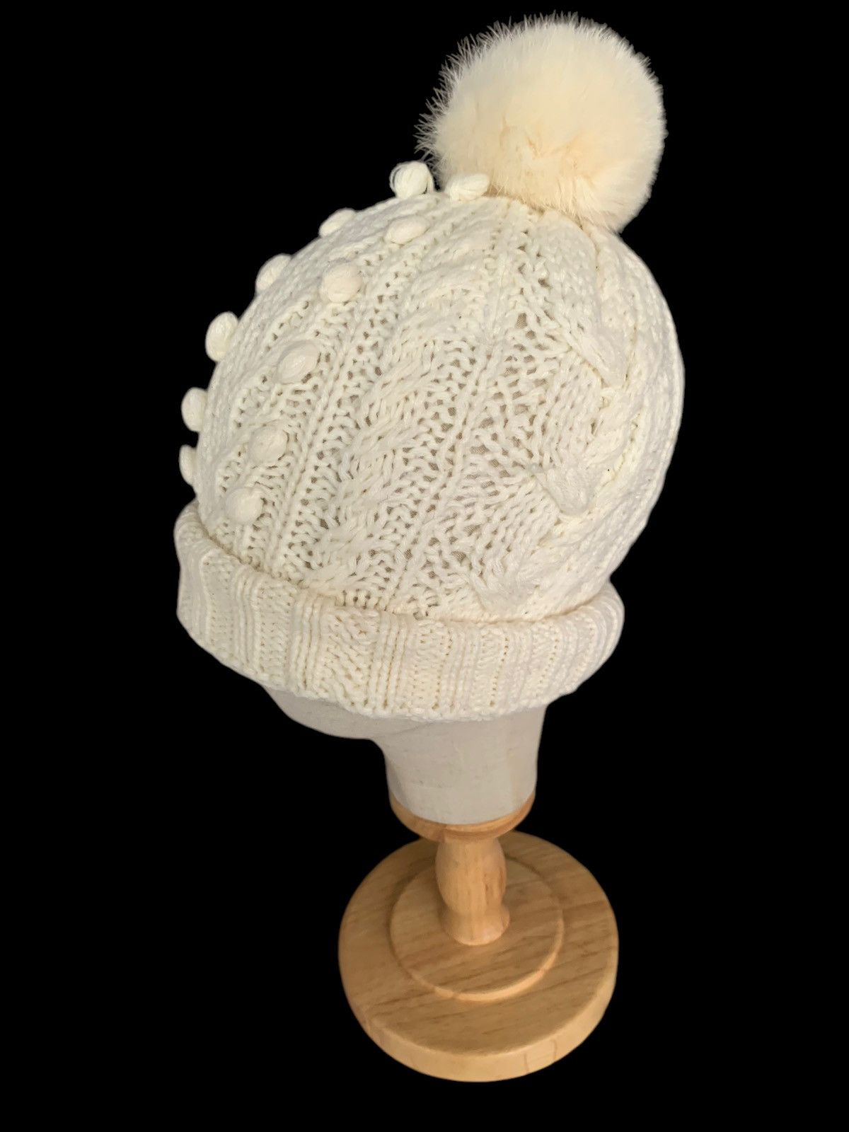Japanese Brand × Vintage Knitted Crochet Rare Beanie Hats Size ONE SIZE - 4 Thumbnail