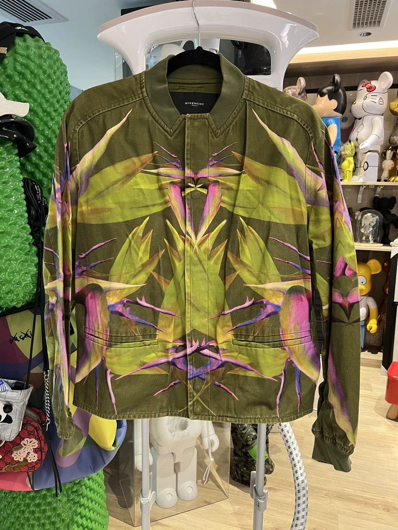 Givenchy Givenchy Size44 Military green bamboo jacket Size US M / EU 48-50 / 2 - 1 Thumbnail