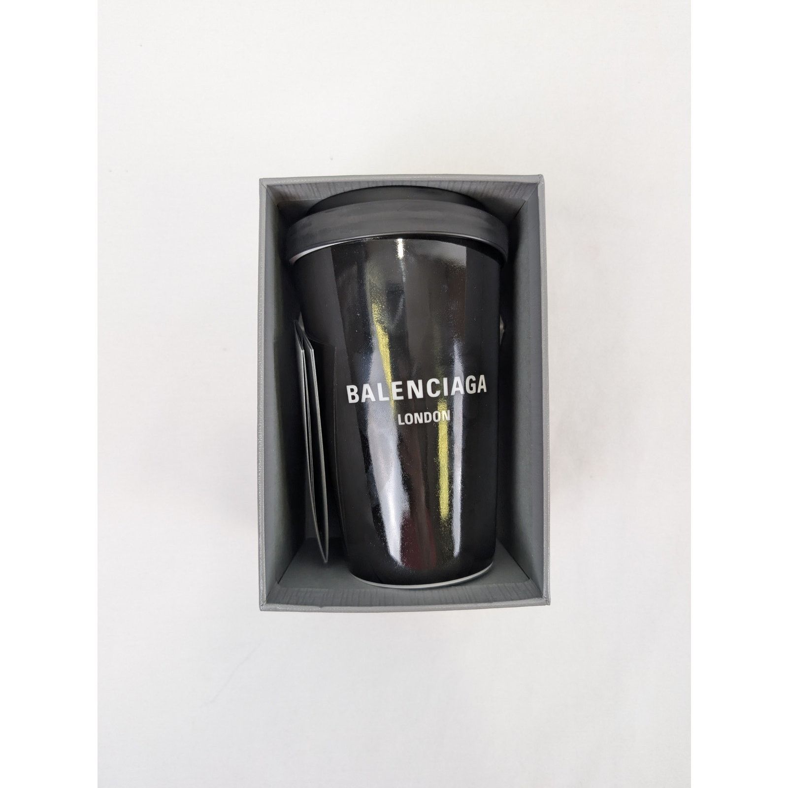 Balenciaga o1rshd1 Q:3 / Size:OS/ London Porcelain Coffee Cup Mug Black Size ONE SIZE - 9 Thumbnail