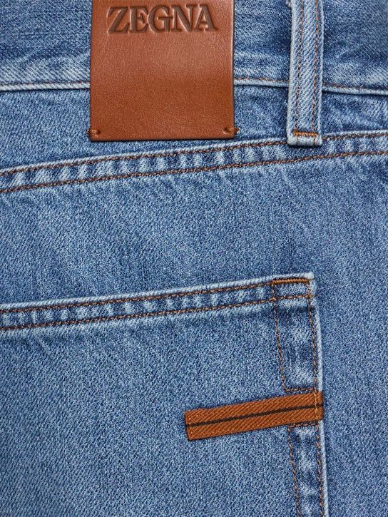 Z Zegna o1lsvrm0525 Vintage House 5-Pocket Cotton Jeans in Blue Size US 36 / EU 52 - 5 Thumbnail
