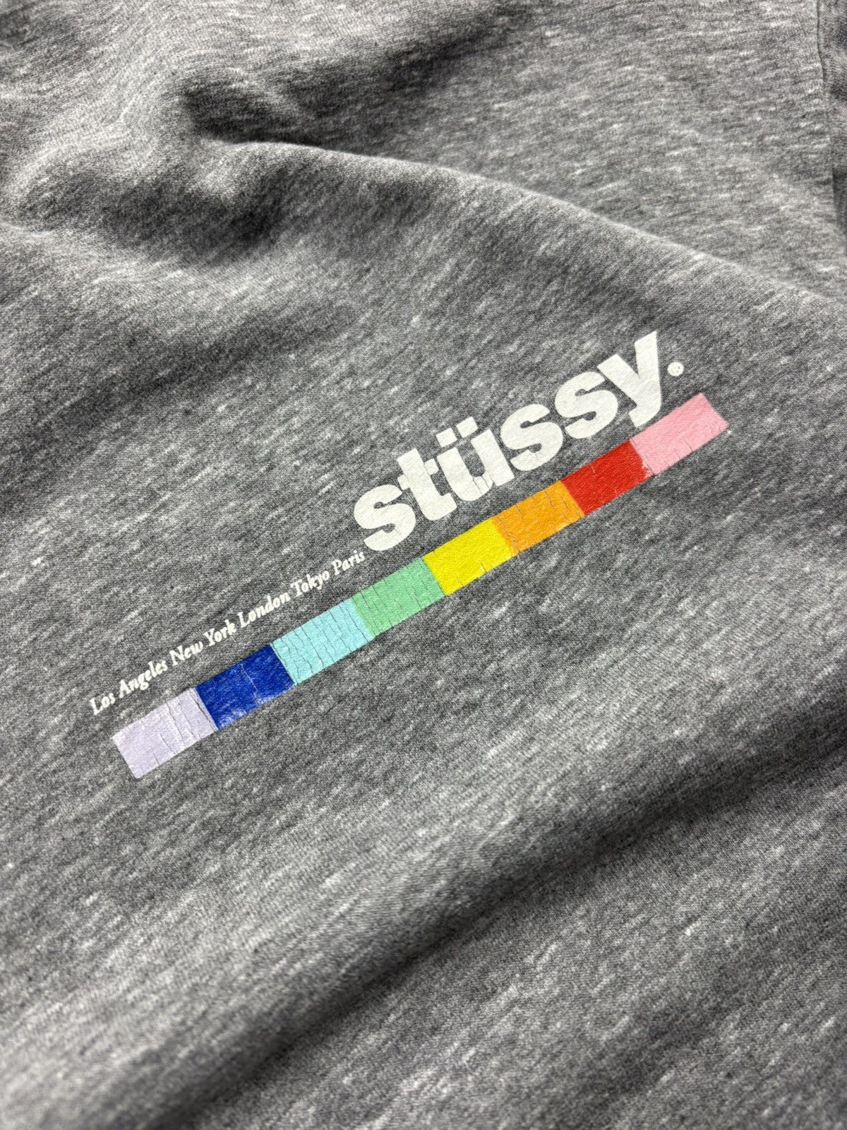Stussy STUSSY Hype Rare Multicolor Logo Streetwear Skate Sweatshirt Size US S / EU 44-46 / 1 - 5 Thumbnail
