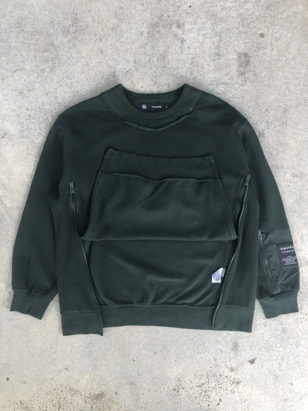GU × Undercover Undercover x GU Sweatshirt Zipper Size US XL / EU 56 / 4 - 2 Thumbnail