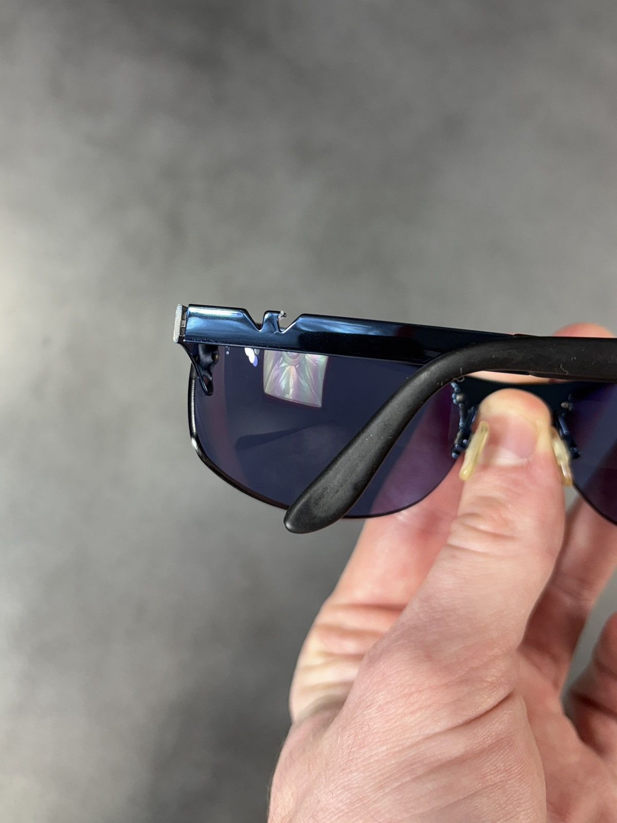 Emporio Armani × Vintage 2000s Emporio Armani Sunglasses Vintage Sporty Metal Wrap Size ONE SIZE - 2 Thumbnail